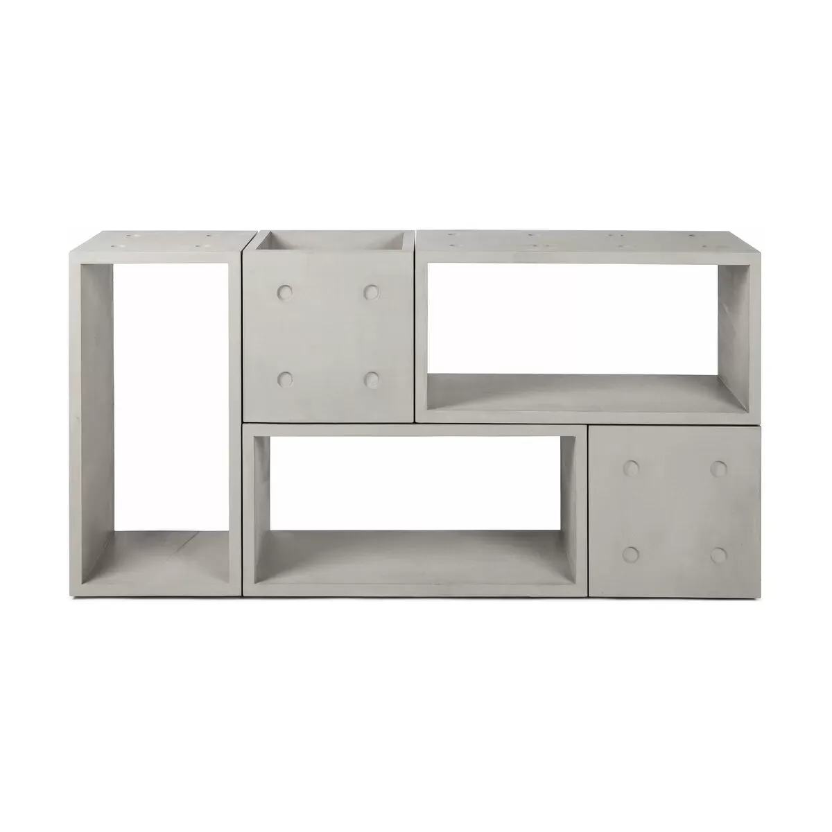 5 modules de rangement 2M + 3L Dice - Lyon Béton