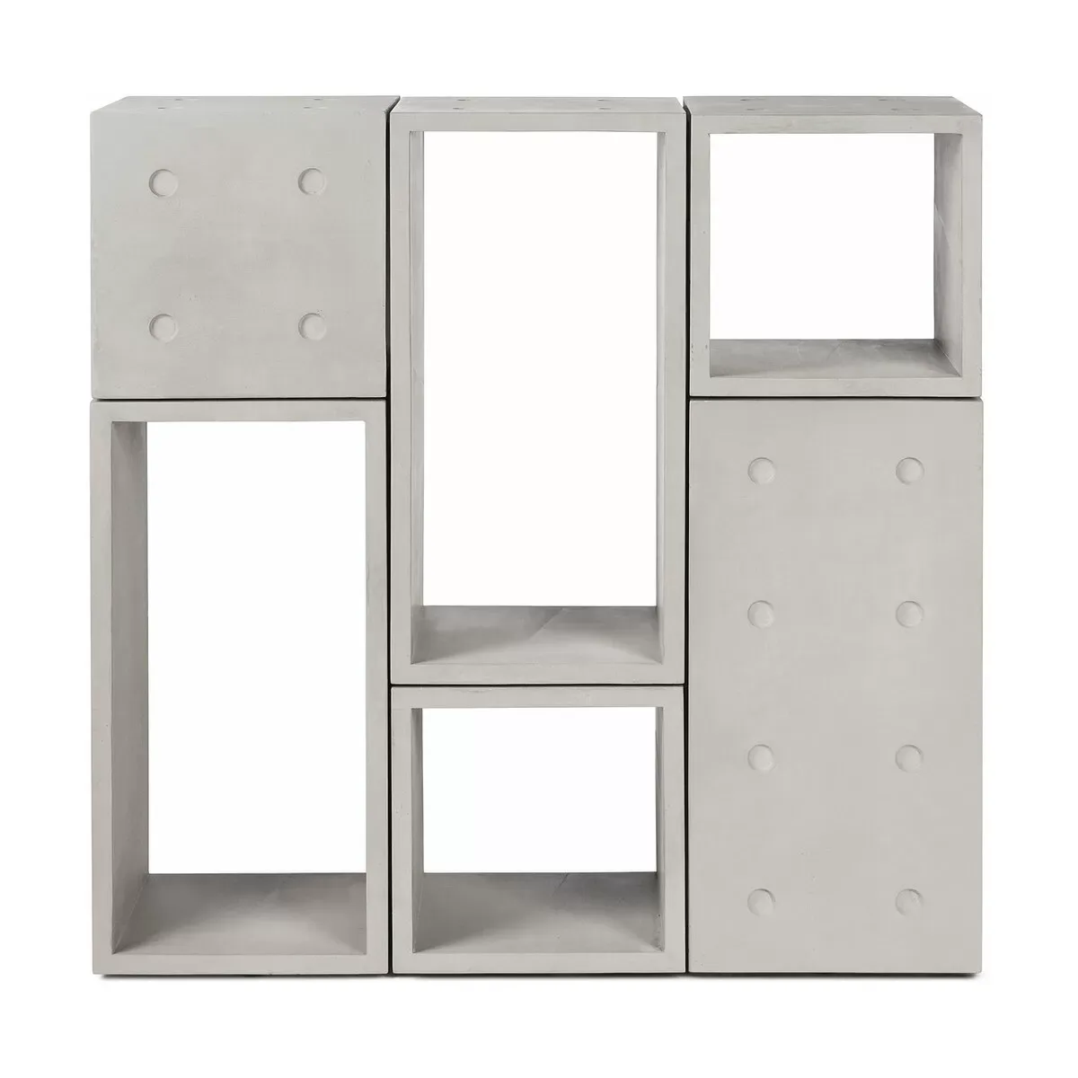 6 modules de rangement 3M + 3L Dice - Lyon Béton