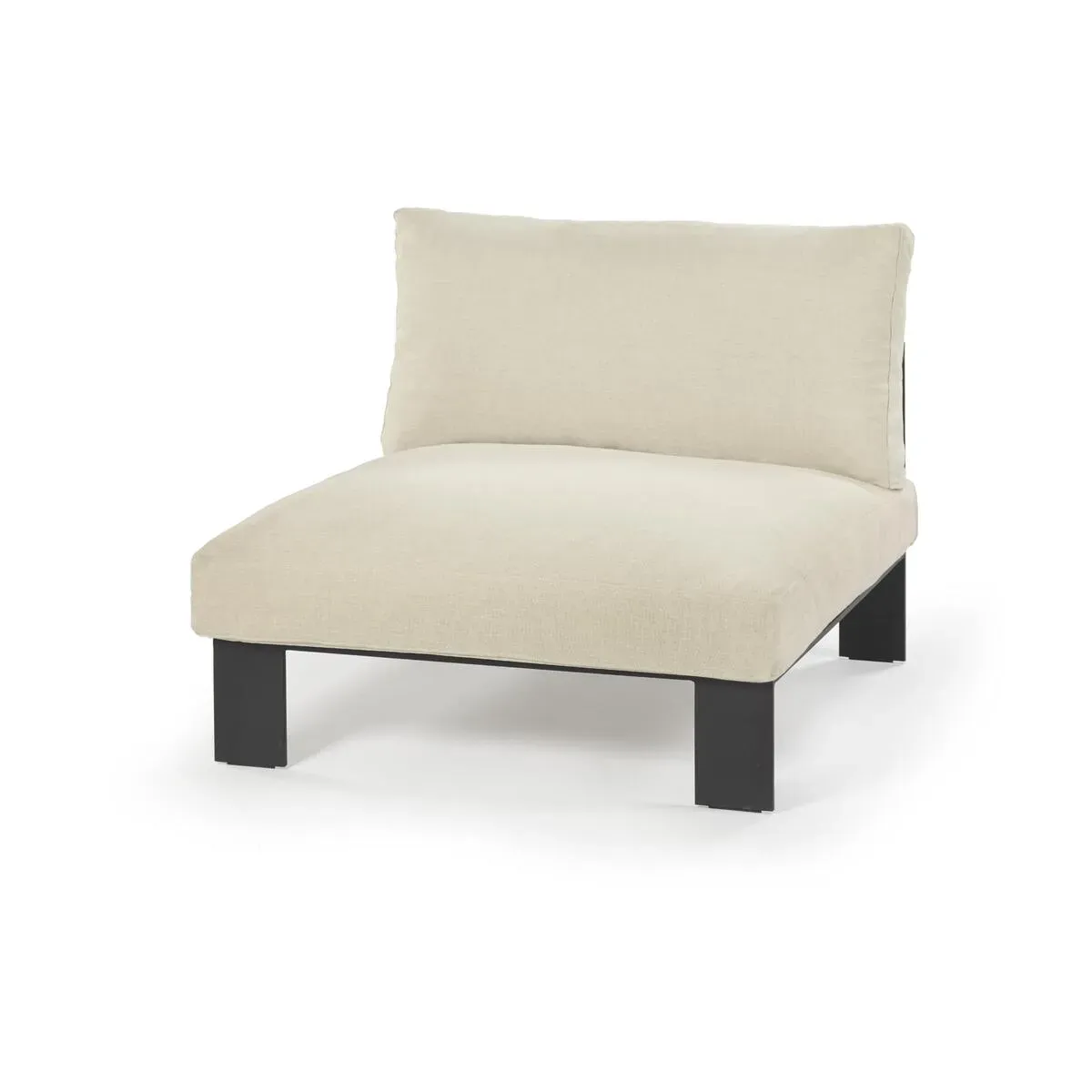 Module de canapé d'extérieur beige en aluminium - Serax