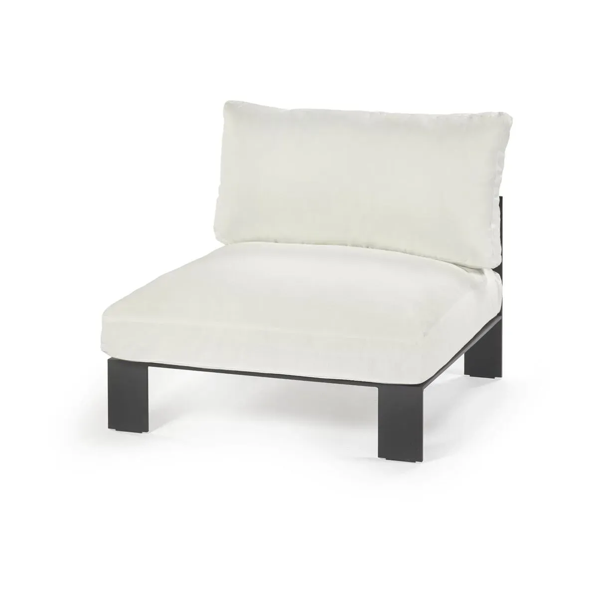 Module de canapé d'extérieur blanc en aluminium - Serax