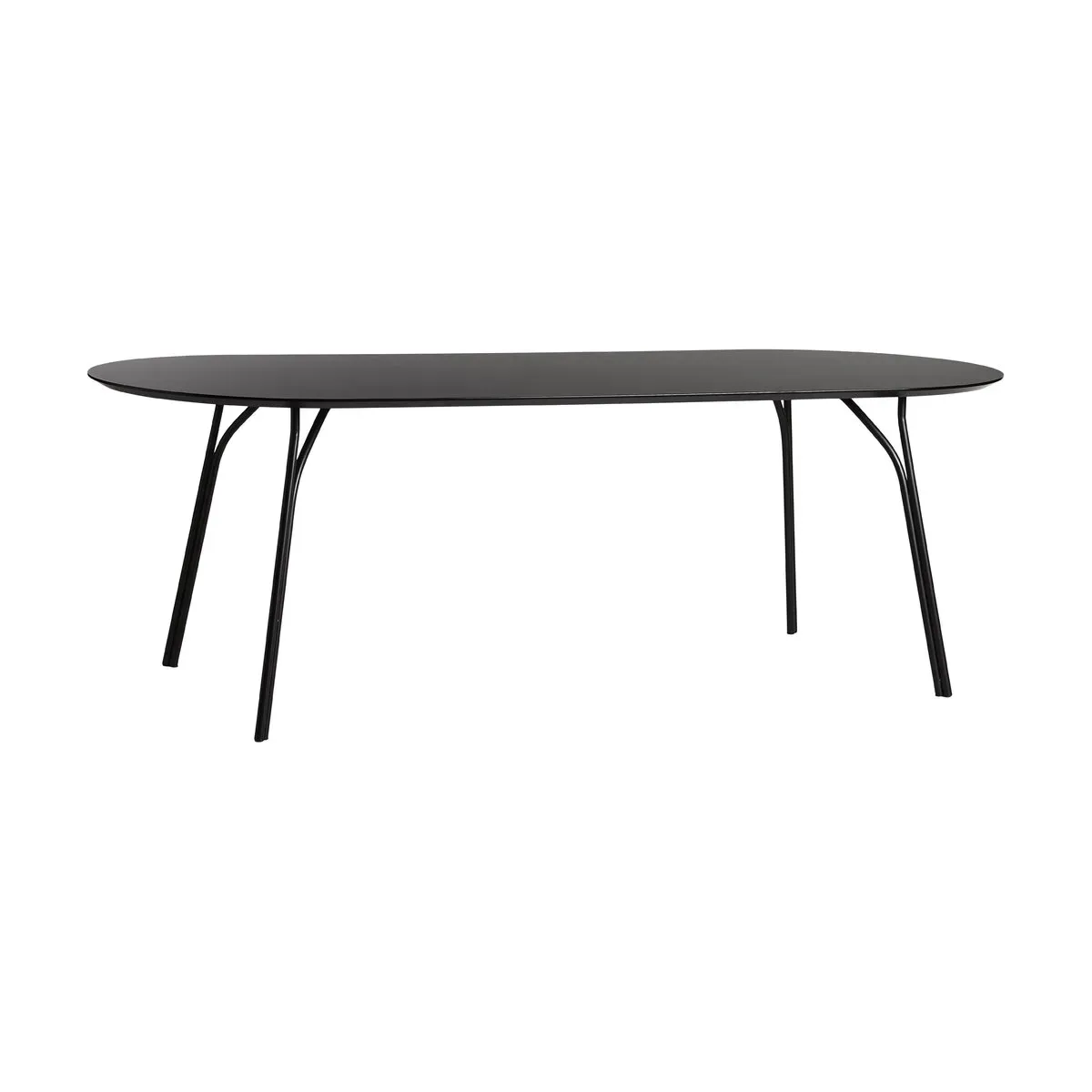 Table à manger noire 220 cm Tree - Woud