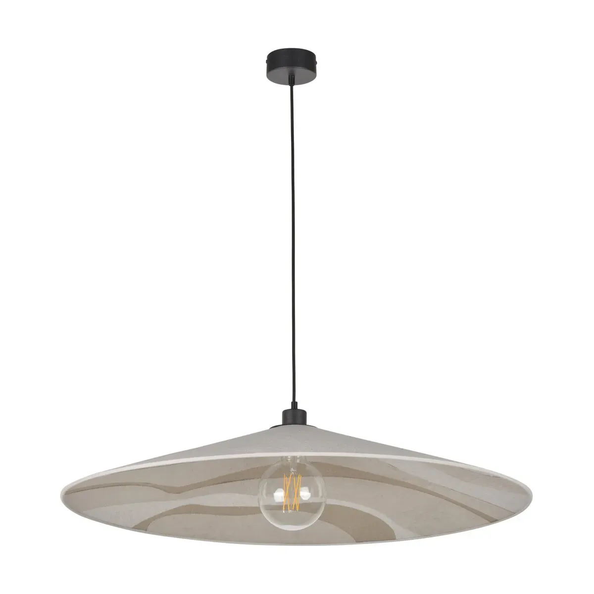 Suspension en métal et en tissu beige 80 Sonia laudet - Market set