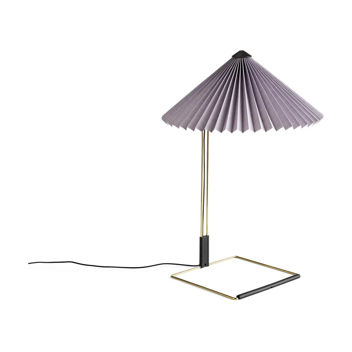 Lampe de table lavande et laiton 38 x 52 cm Matin - HAY