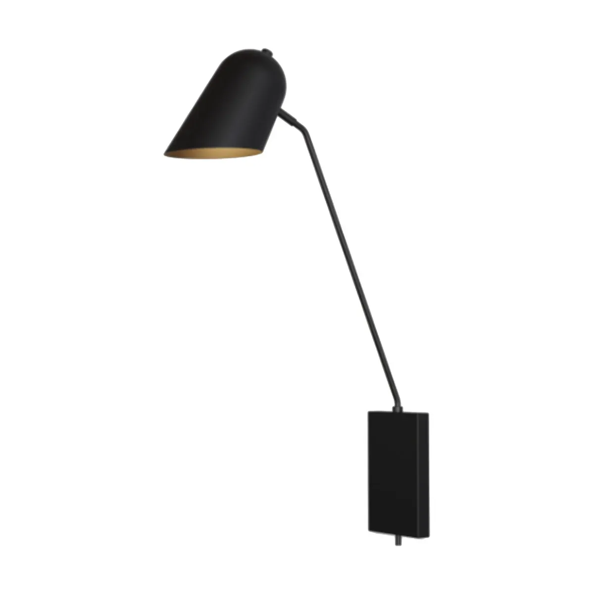 Applique graphite noir Cliff - Lambert & Fils