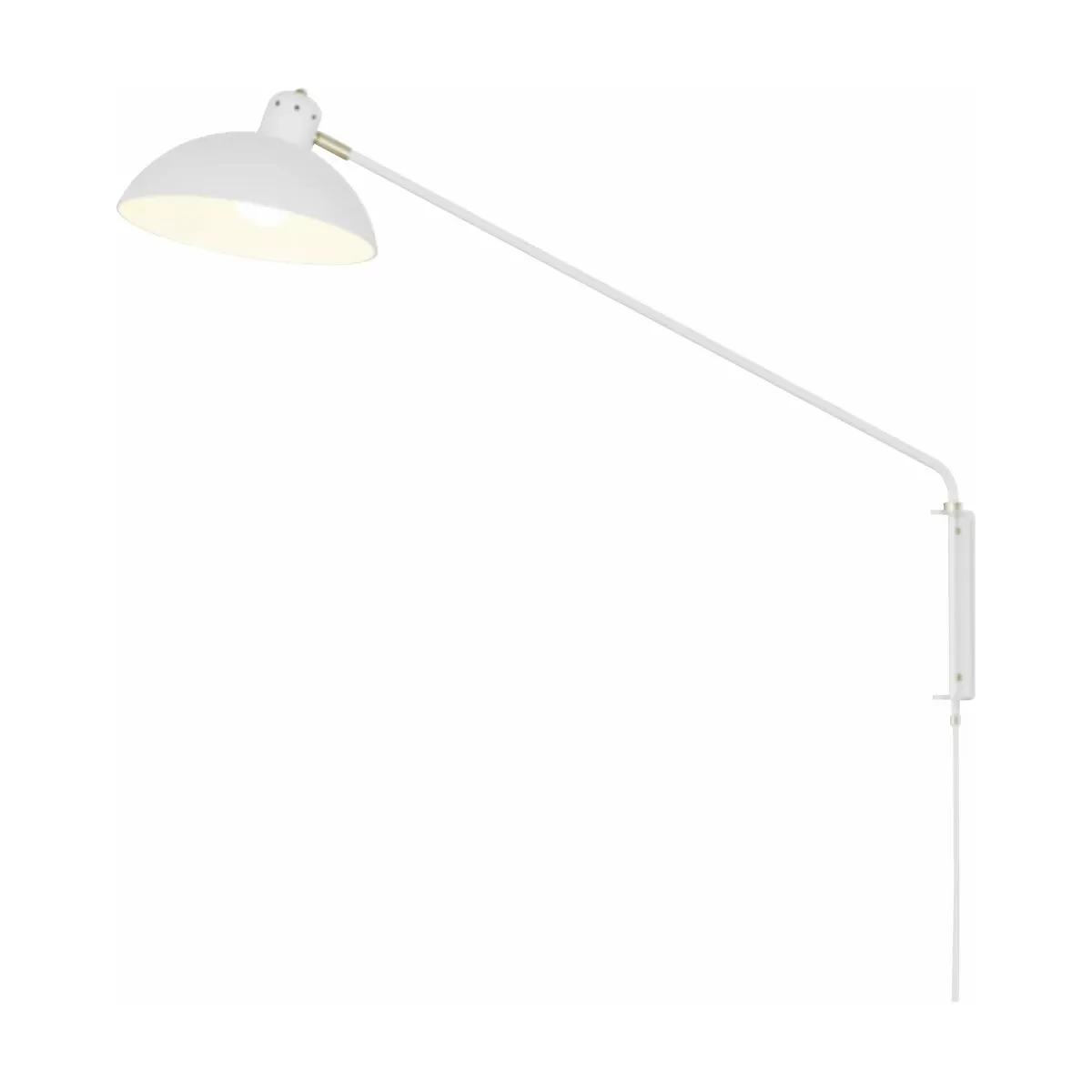 Applique avec prise blanche en laiton 66 cm Waldorf - Lambert & Fils