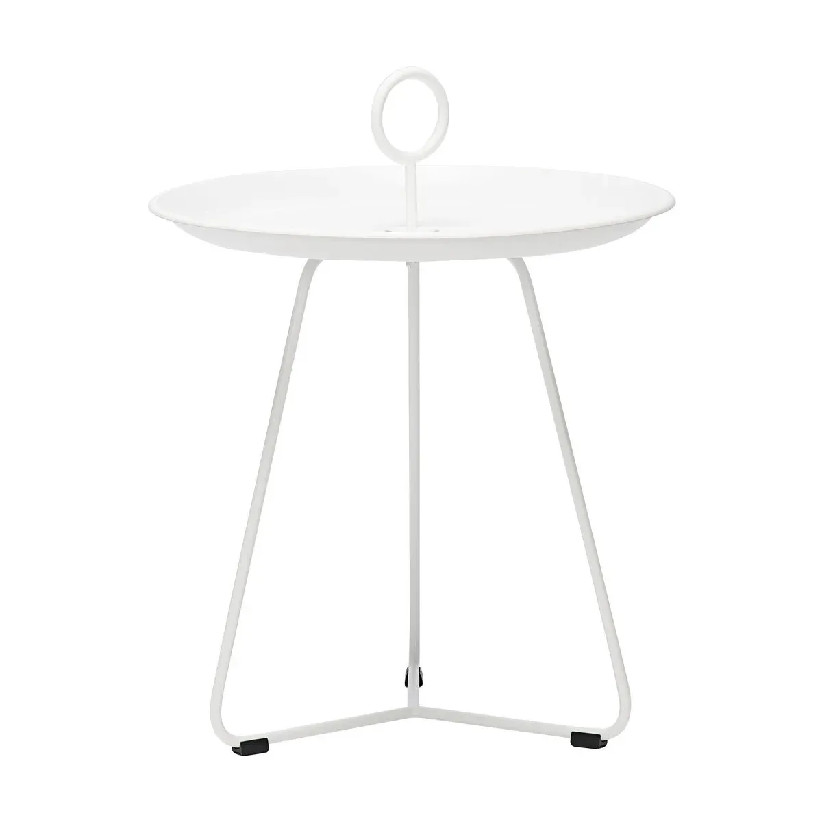 Table d'appoint 45 cm blanche en métal EYELET - Houe