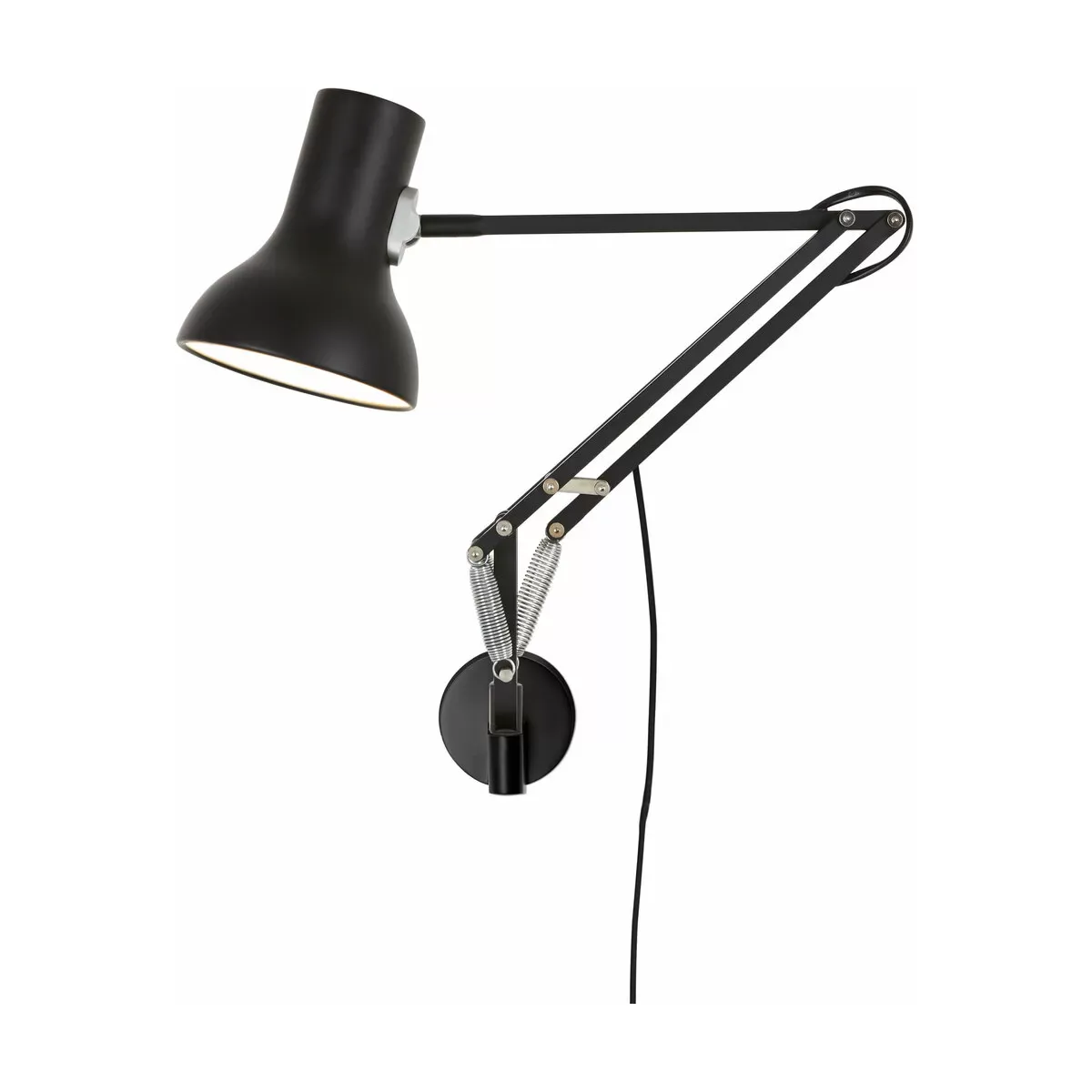Applique avec prise noire Type 75 Mini - Anglepoise