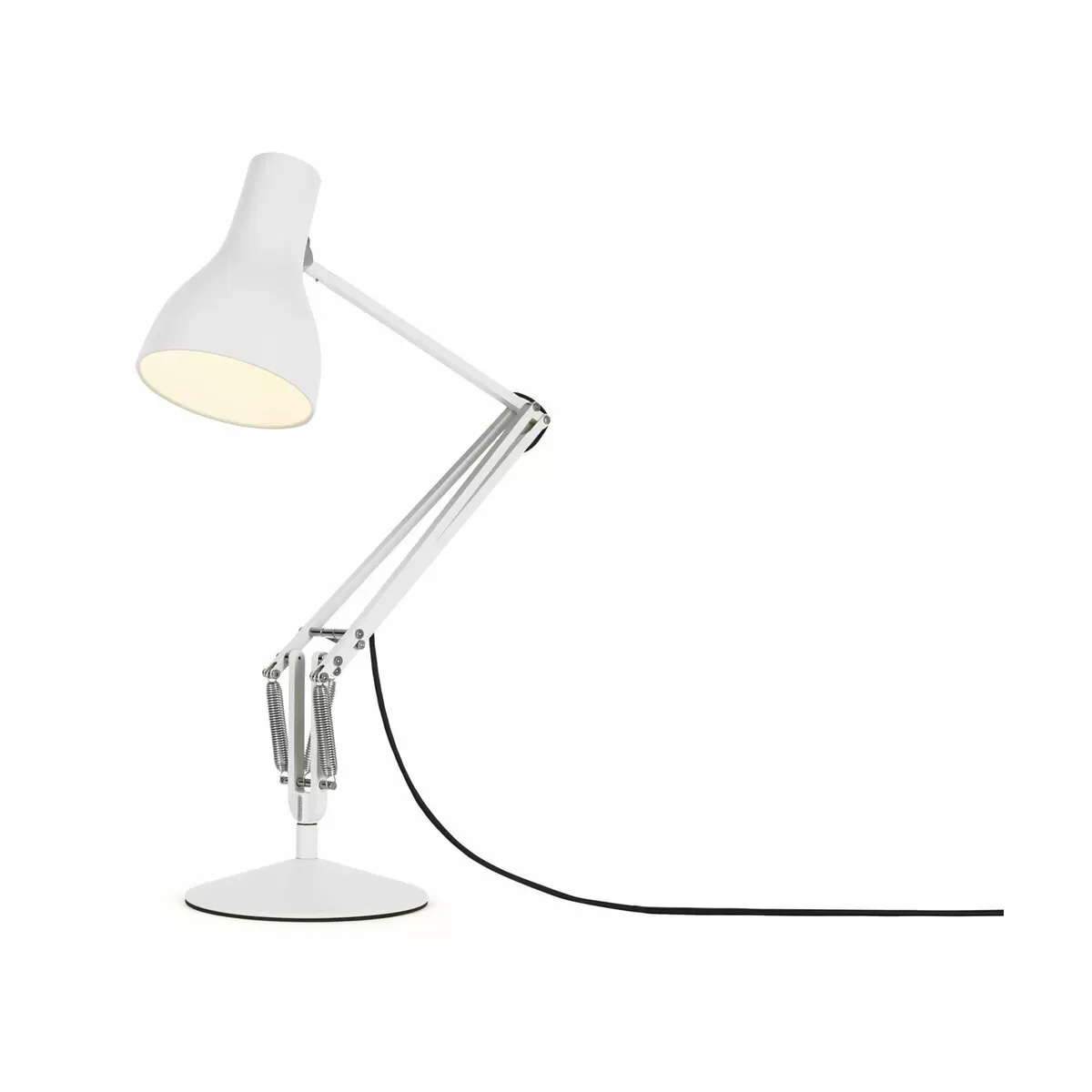 Lampe de bureau en aluminium blanc Type 75 - Anglepoise