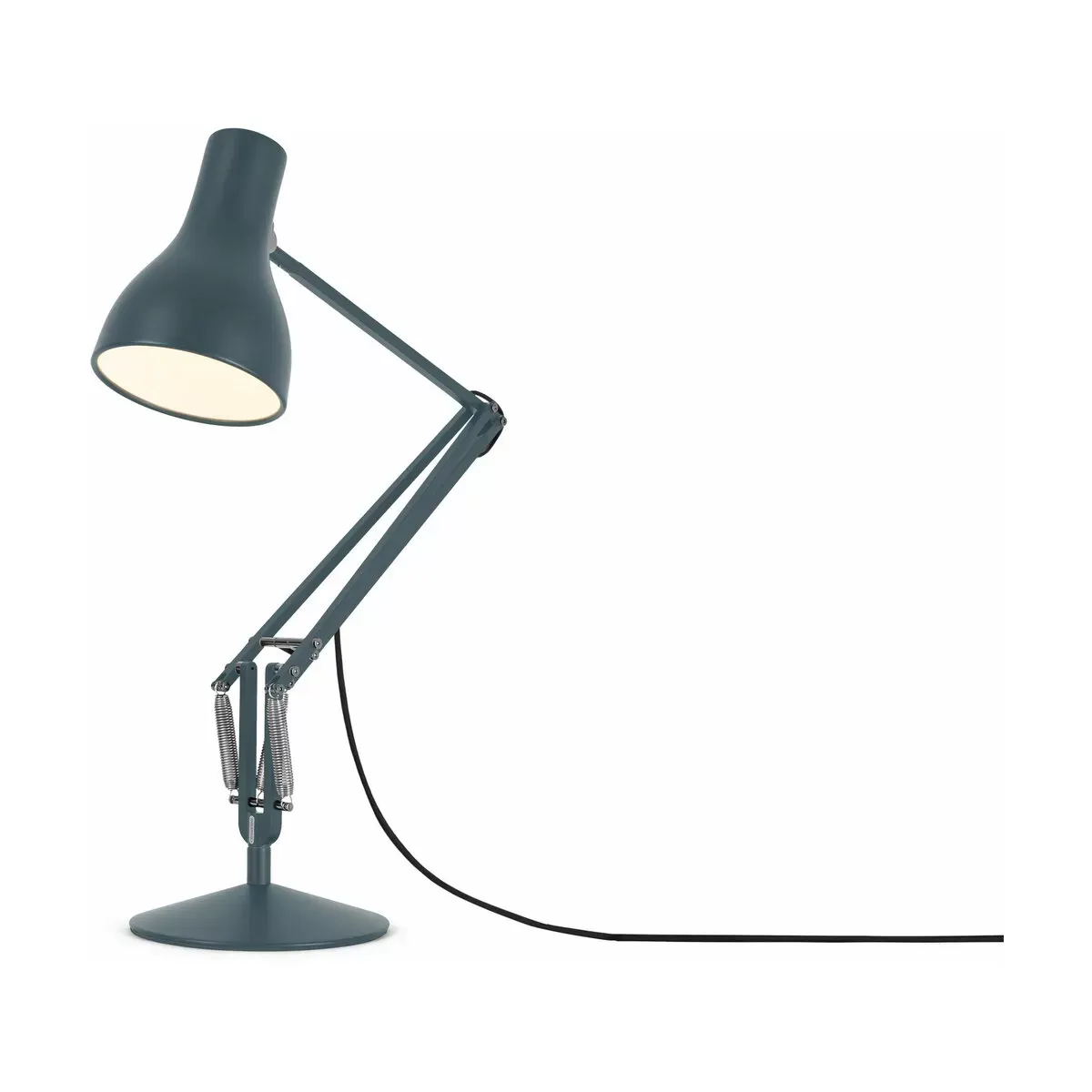 Lampe de bureau en aluminium gris Type 75 - Anglepoise