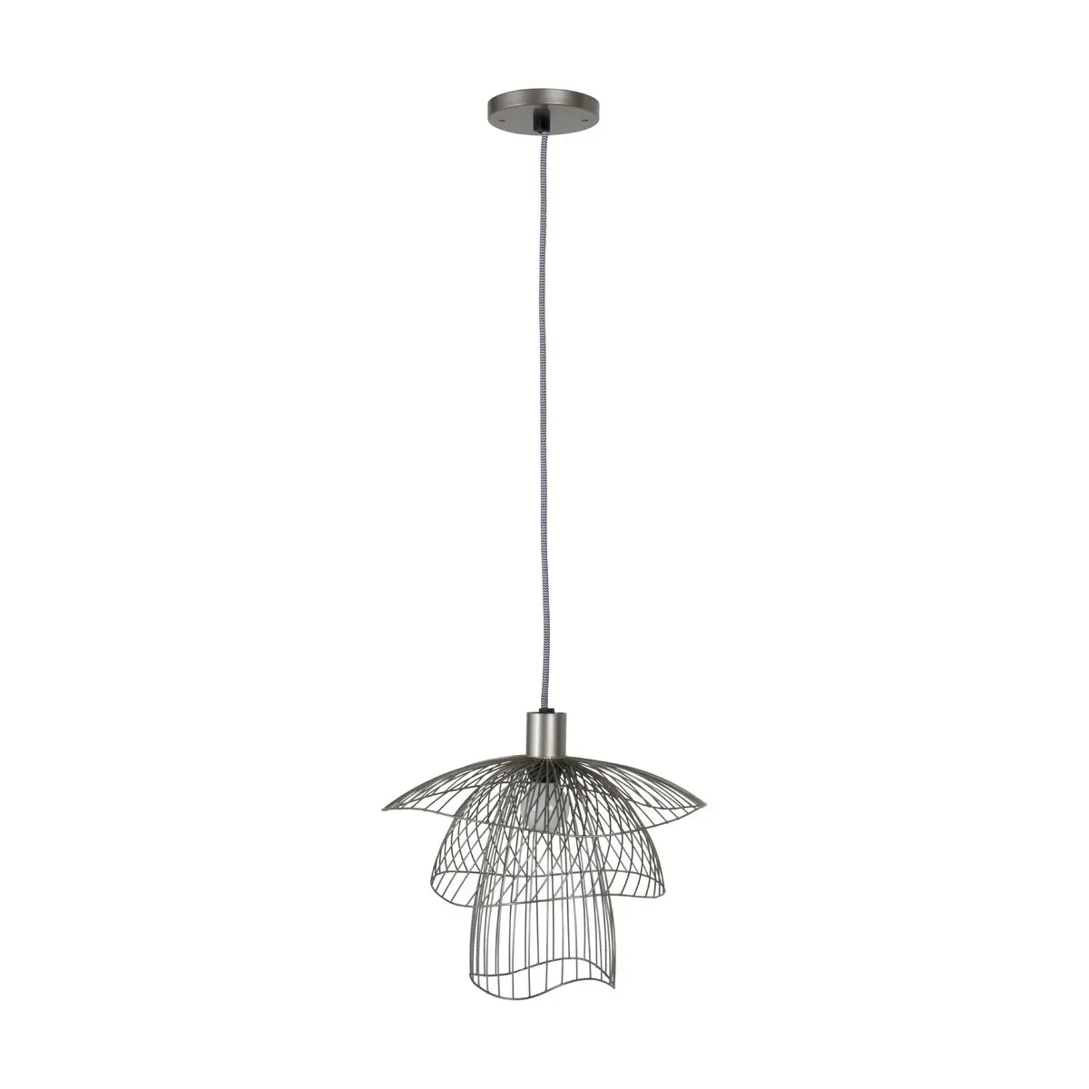 Suspension en métal taupe XS Papillon - Forestier