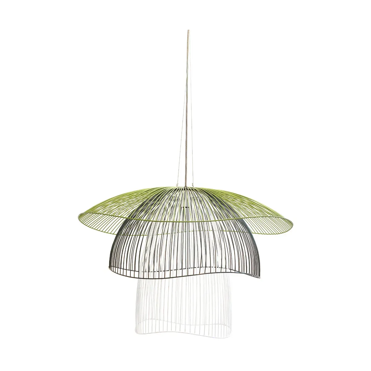 Suspension en métal multicolore L Papillon - Forestier