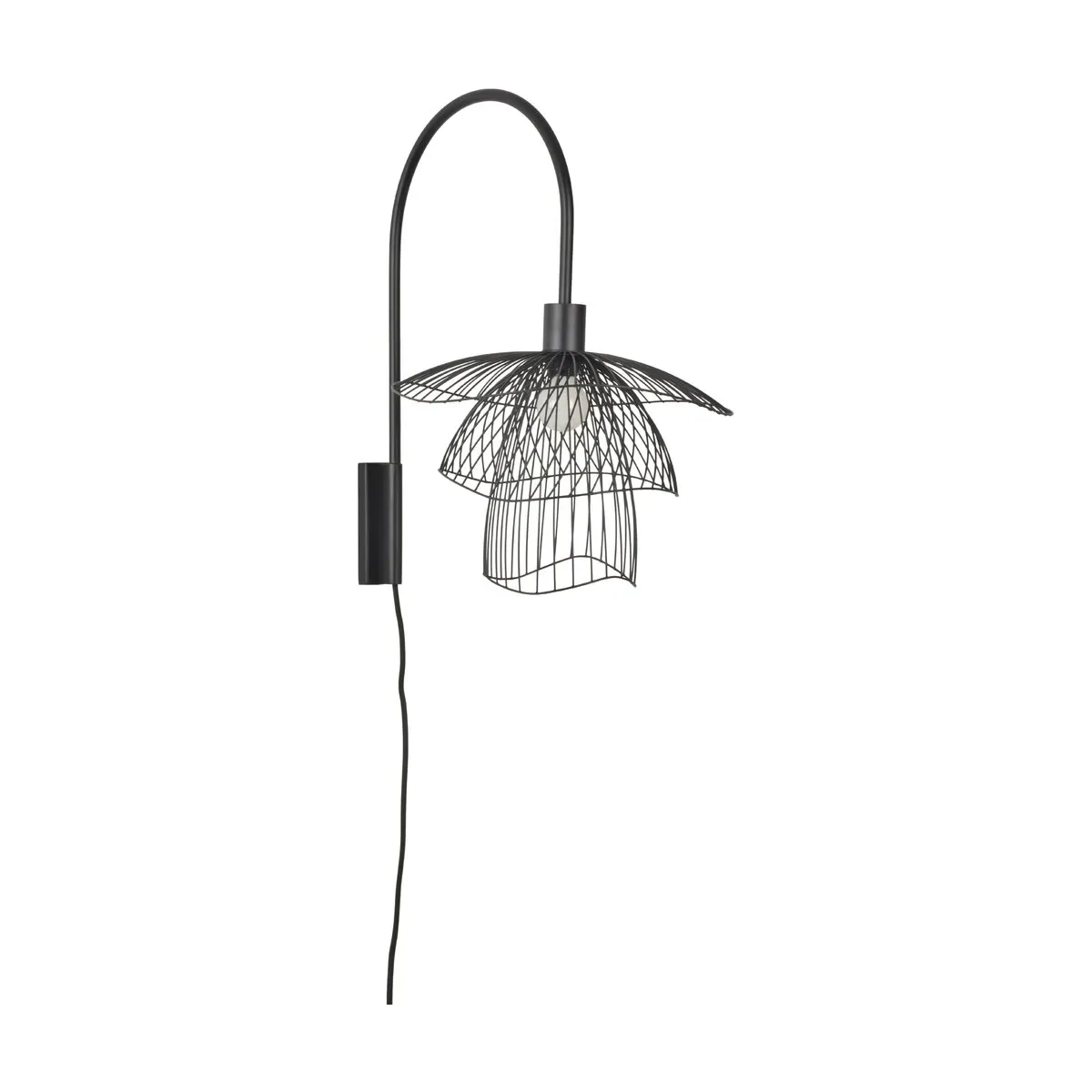 Applique en métal noire XS Papillon - Forestier