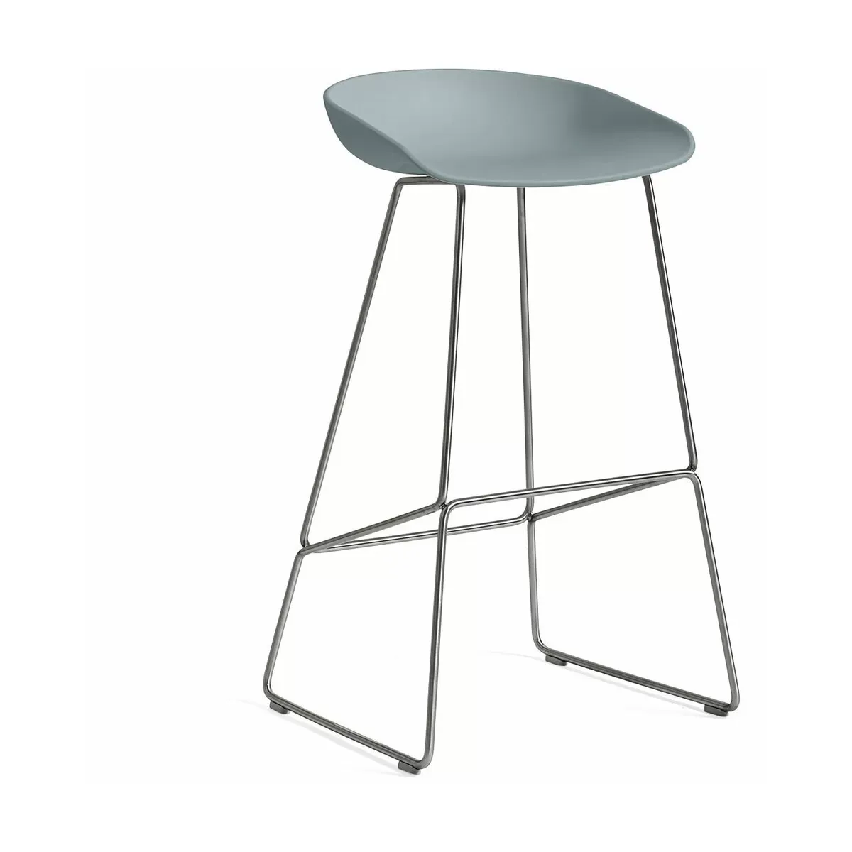 Tabouret de bar bleu pastel 74 cm AAS 38 - Hay