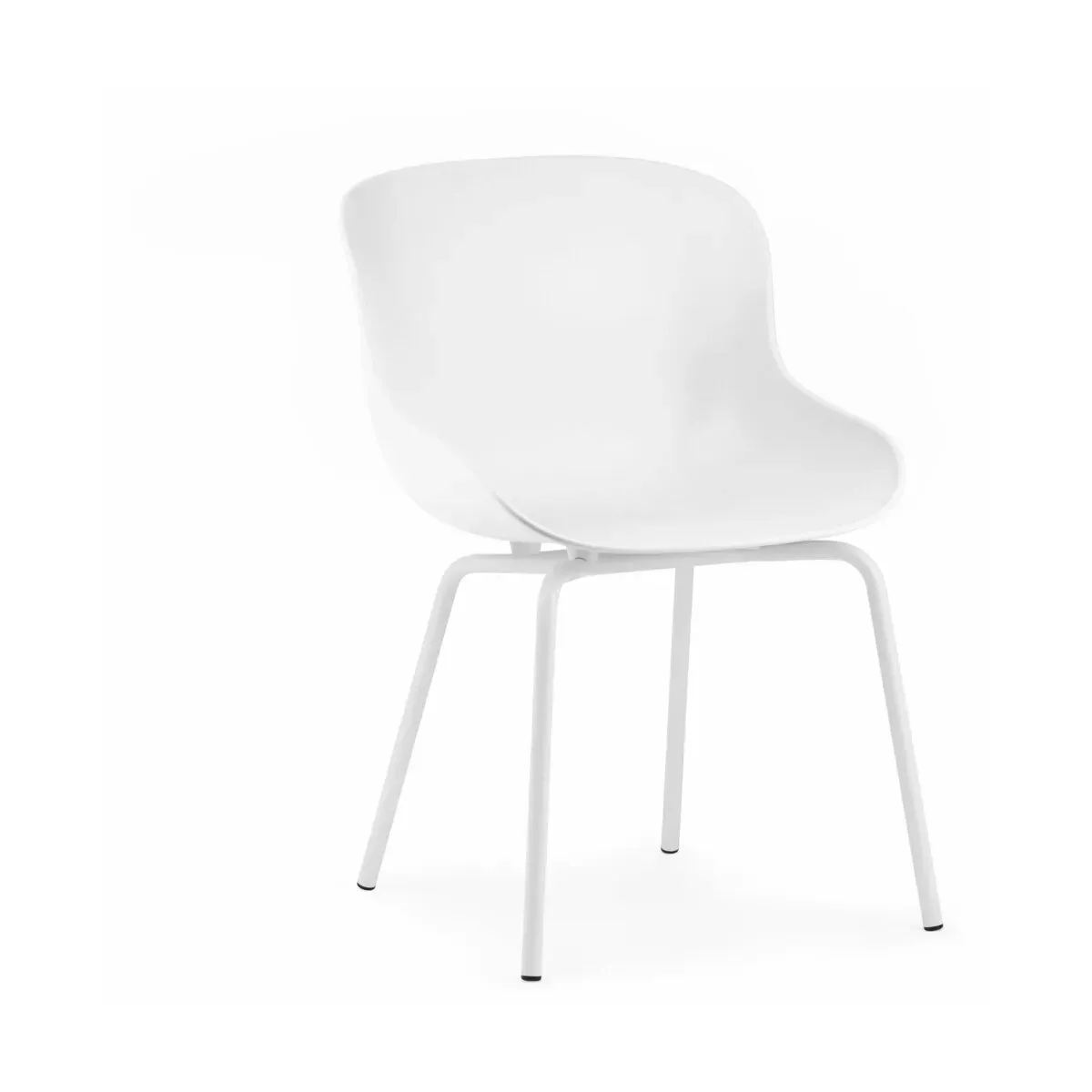 Chaise en acier peint et pp blanc Hyg - Normann Copenhagen