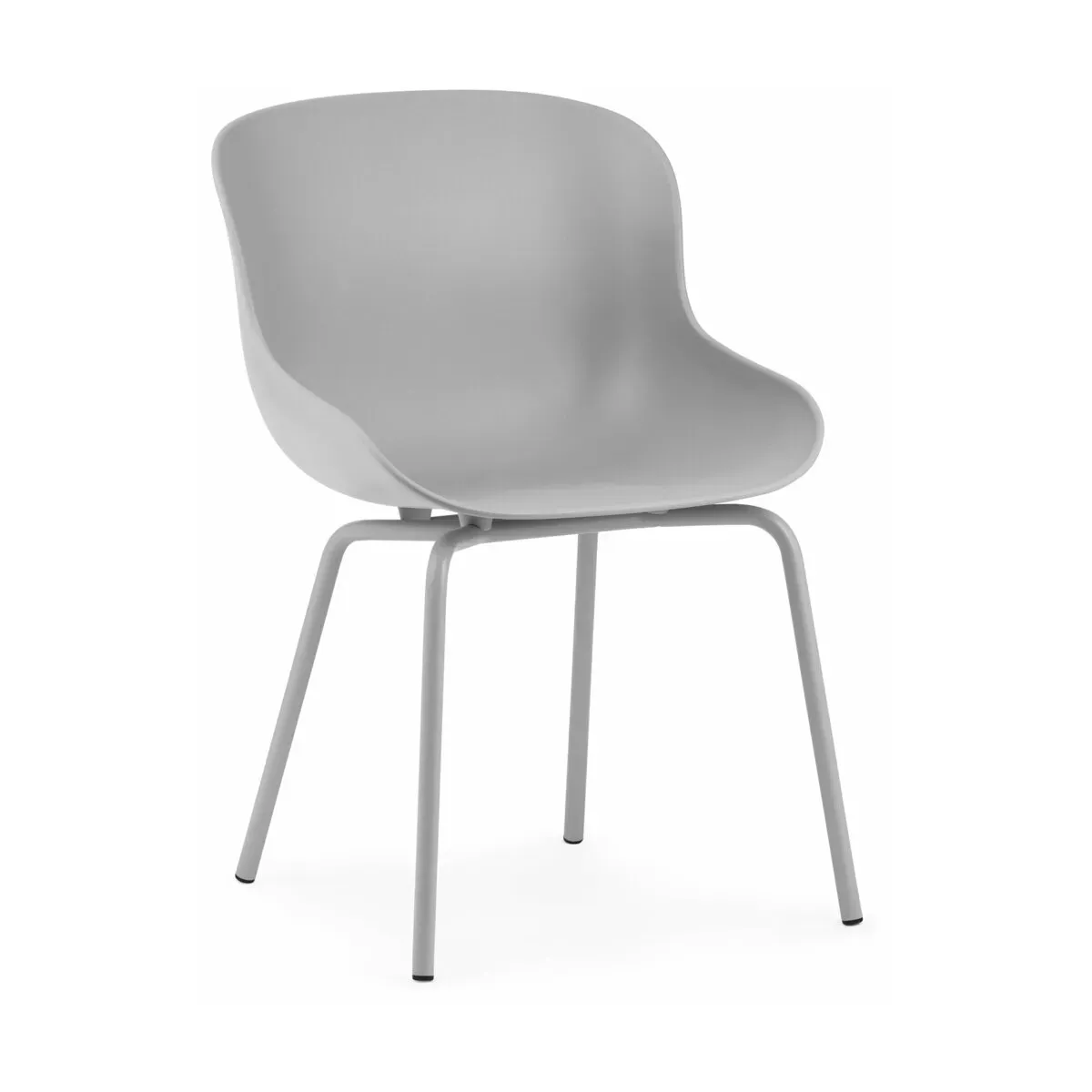 Chaise en acier peint et pp gris Hyg - Normann Copenhagen