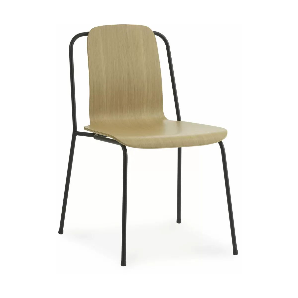 Chaise en chêne structure noire Studio Oak - Normann Copenhagen