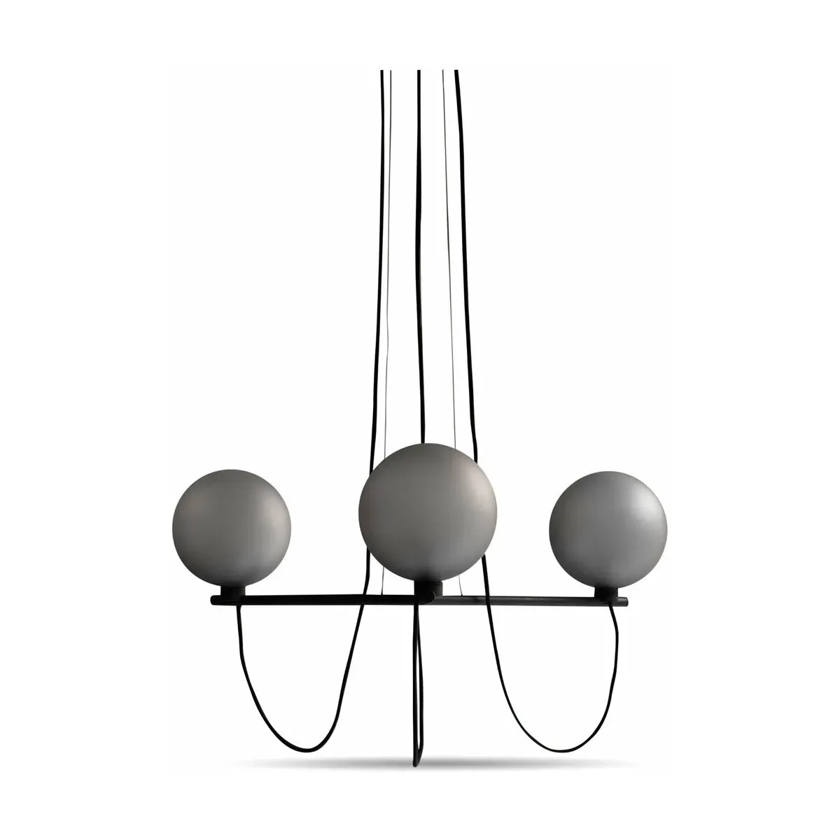 Suspension noire 3-Globe - HANDVÄRK