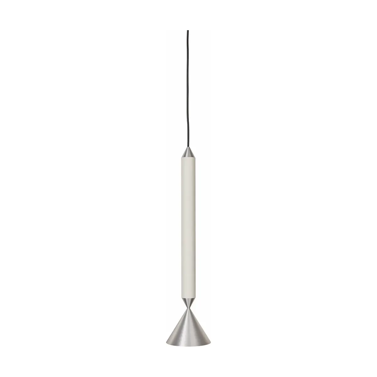 Suspension aluminium poli blanc Apollo 39 - Pholc