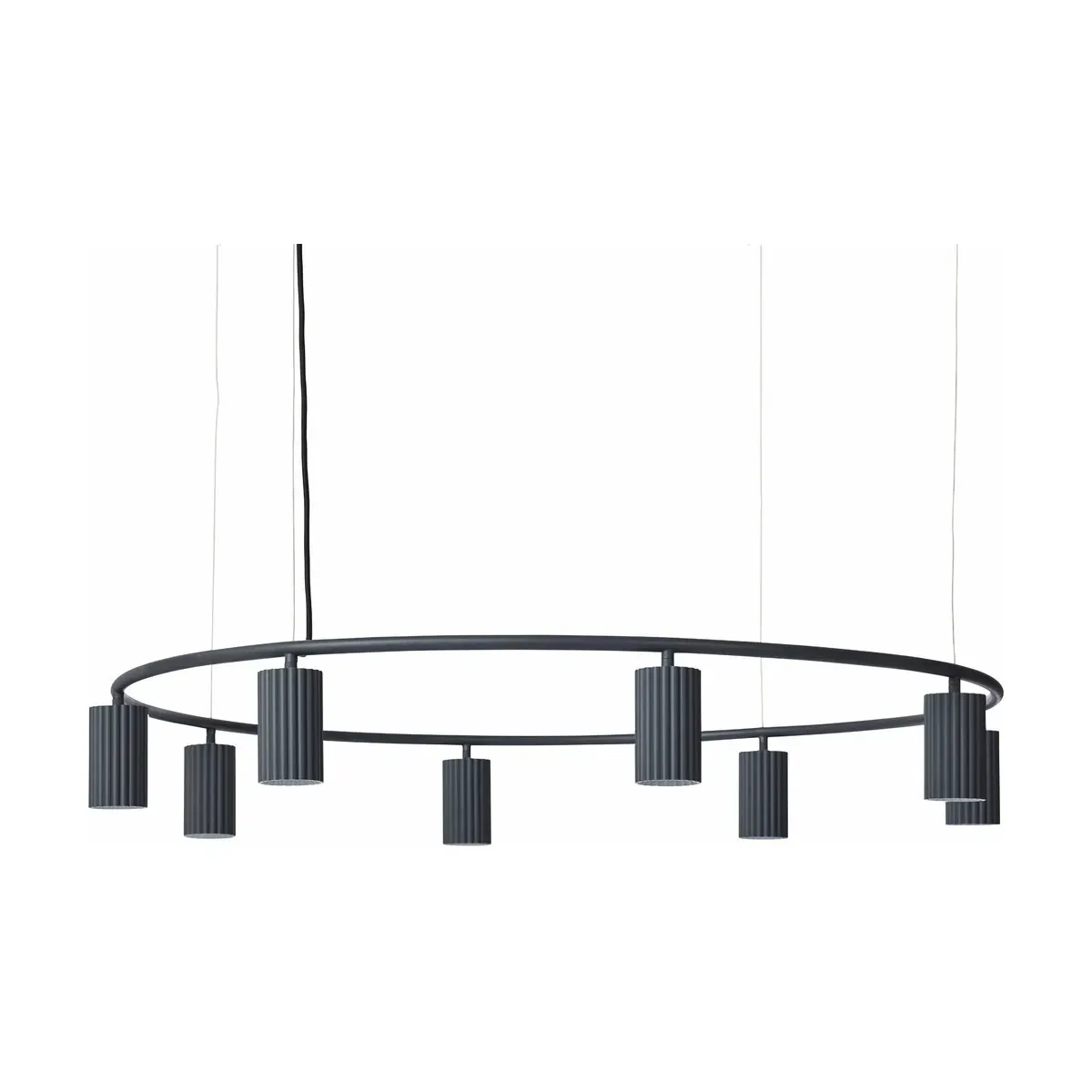 Suspension aluminium noir Donna Circle 100 - Pholc