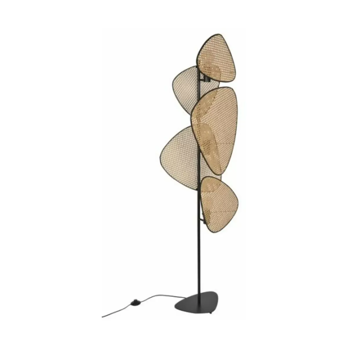 Lampadaire en cannage 50 x 27 x 179 cm Screen - Market set