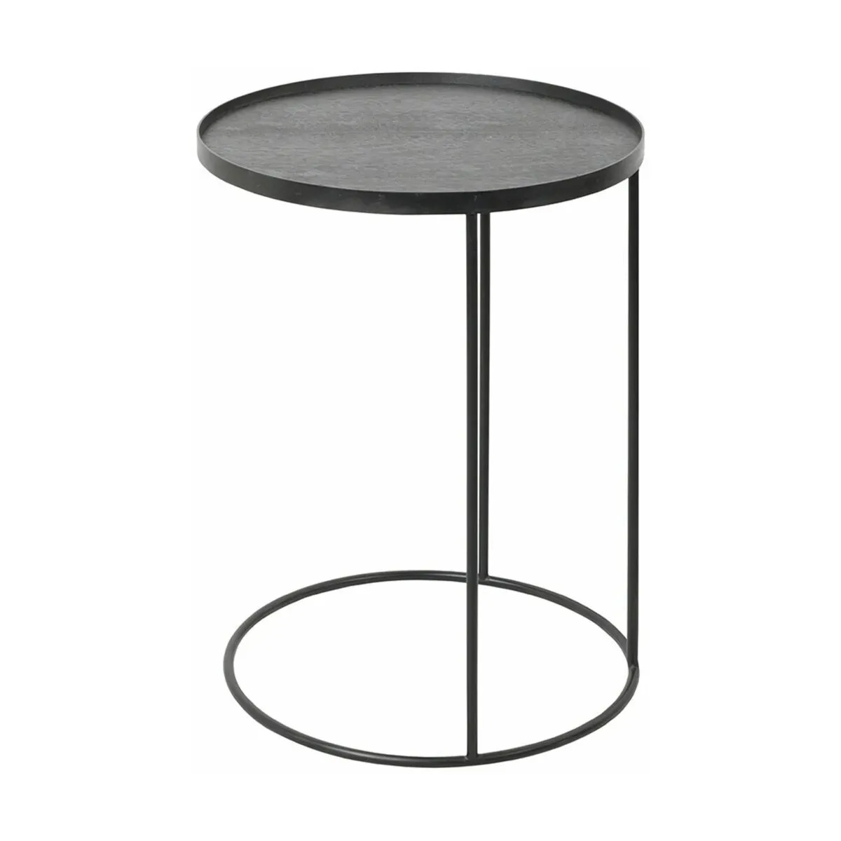 Table d'appoint en métal à plateau rond S - Ethnicraft Accessories