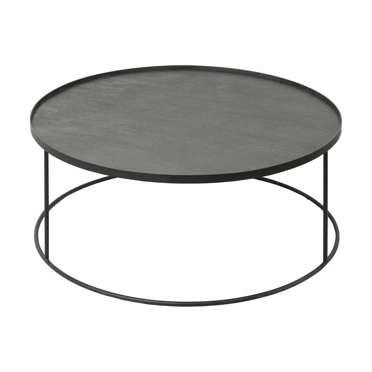 Table basse en métal à plateau rond 93 cm - Ethnicraft Accessories