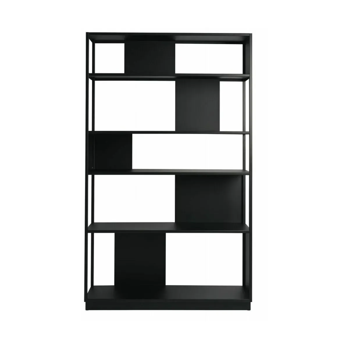 Bibliothèque en métal noir 120 cm Arlequin - Resistub
