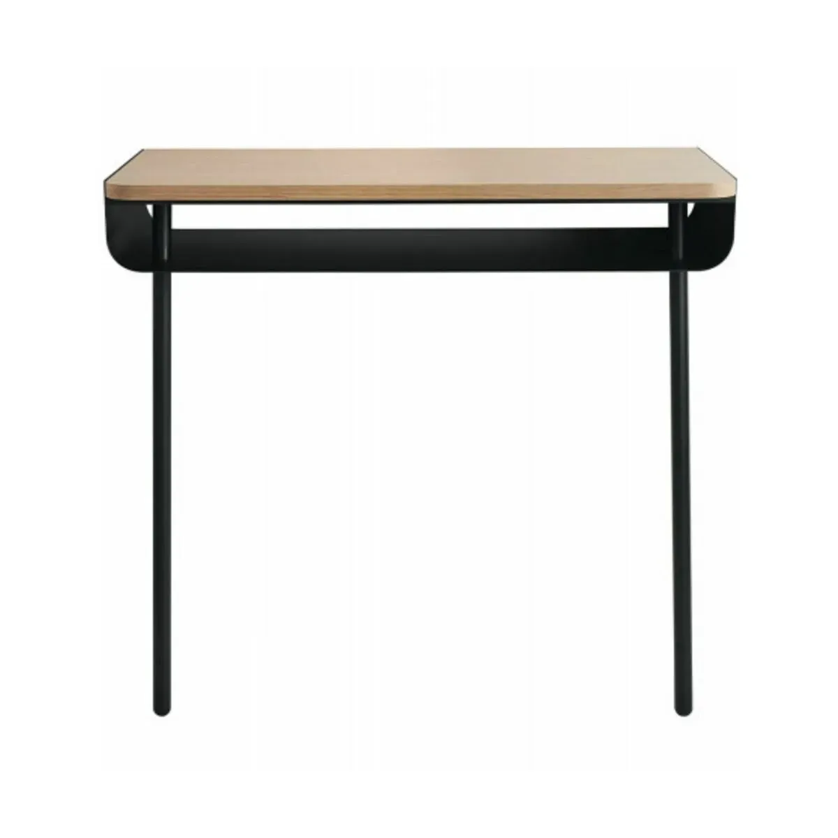 Secrétaire noir en bois et métal Kapriss - Resistub