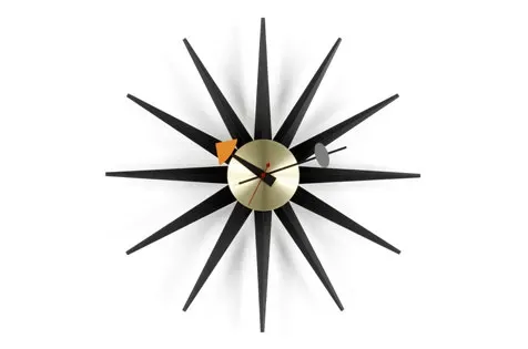 Vitra Sunburst Clock - noir