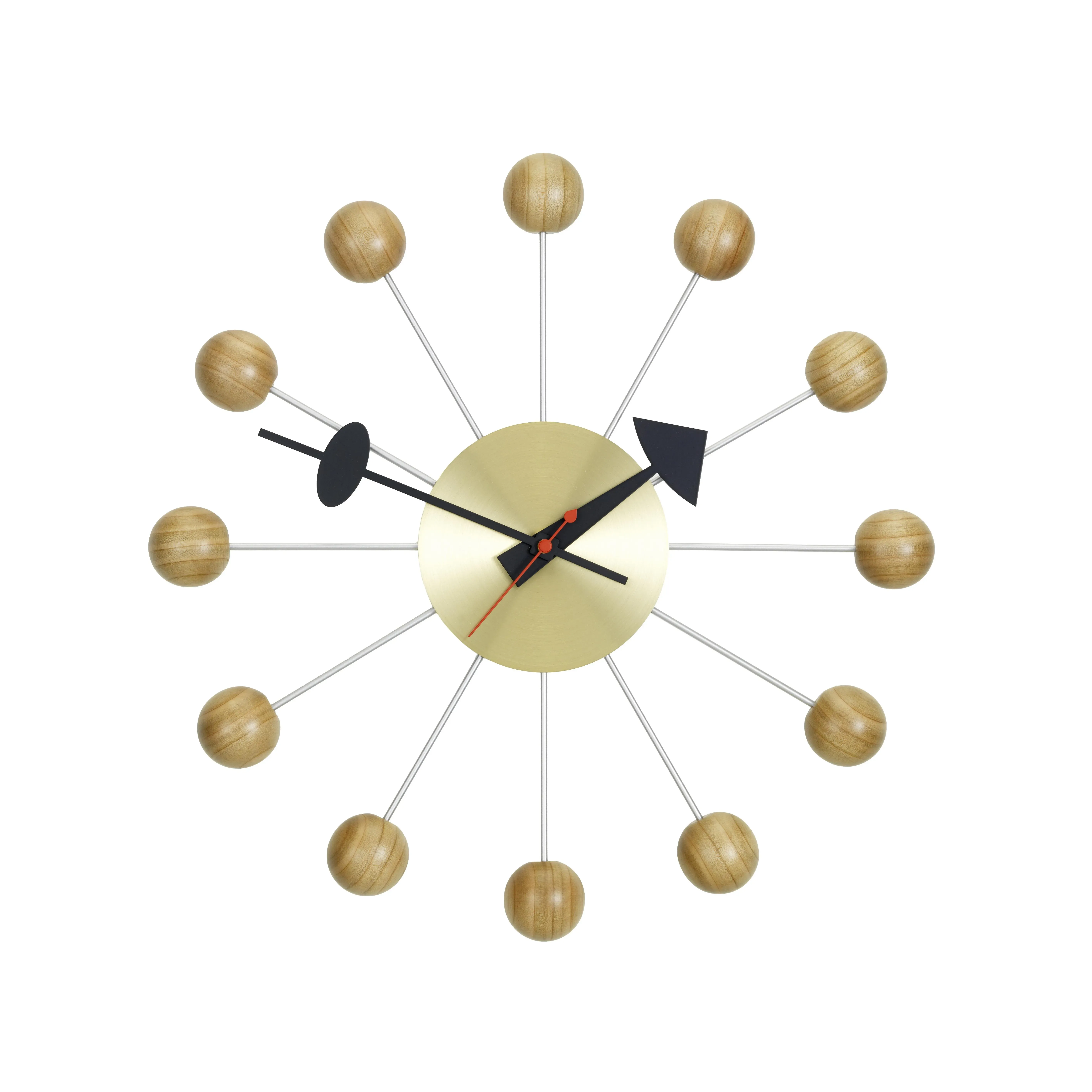 Vitra Horloge Ball Clock - cerisier