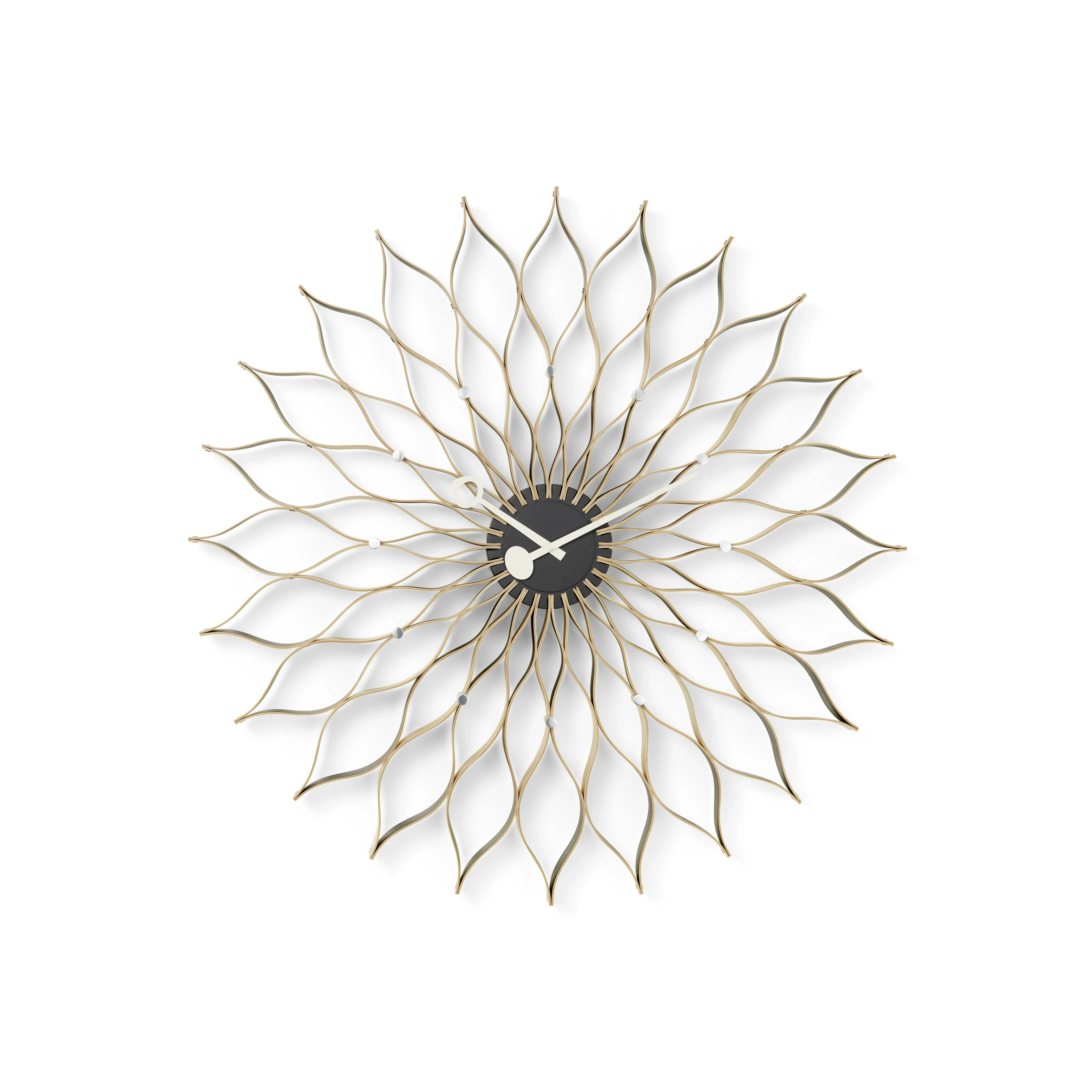 Vitra Sunflower Clock - bouleau