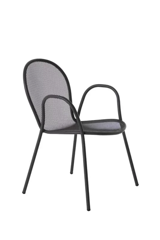 Emu Chaise avec accoudoirs Ronda - noir