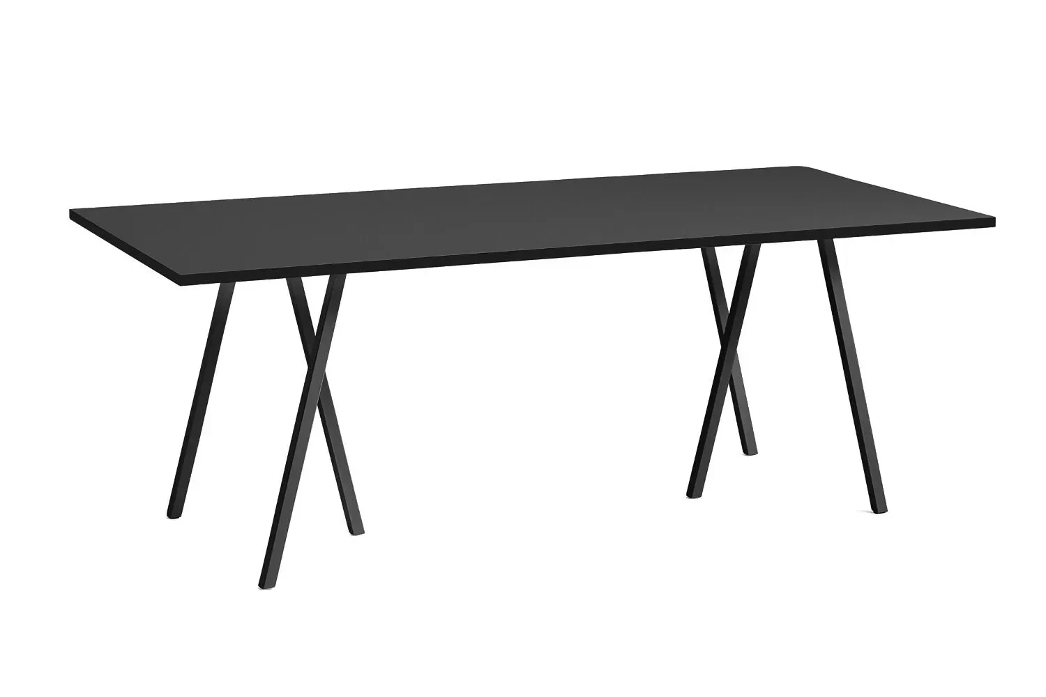 HAY Table Loop Stand - M - noir