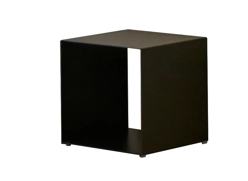 Jan Kurtz Cube en acier Cubus - noir - L