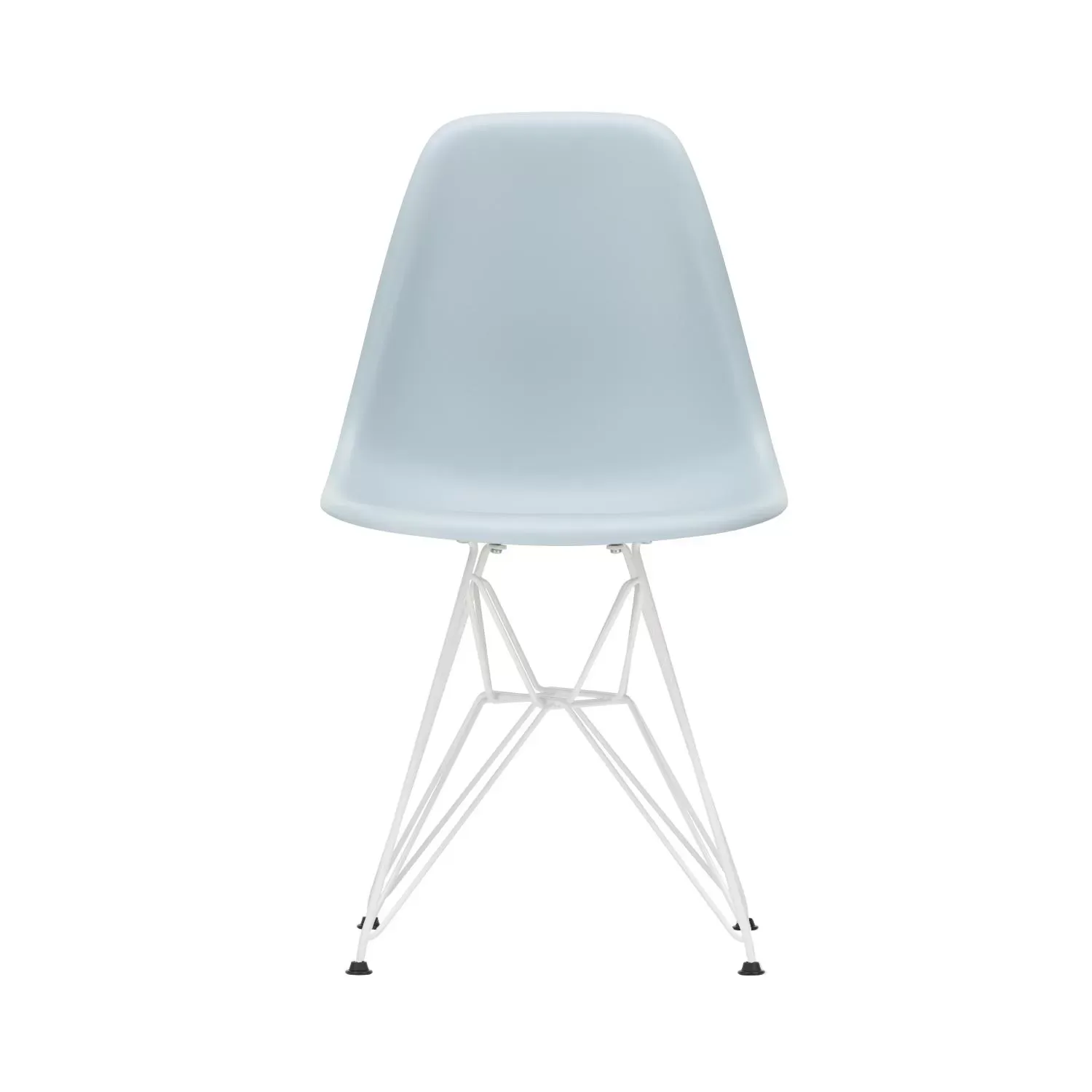 Vitra Chaise en plastique pour l'extérieur Eames DSR - gris polaire RE