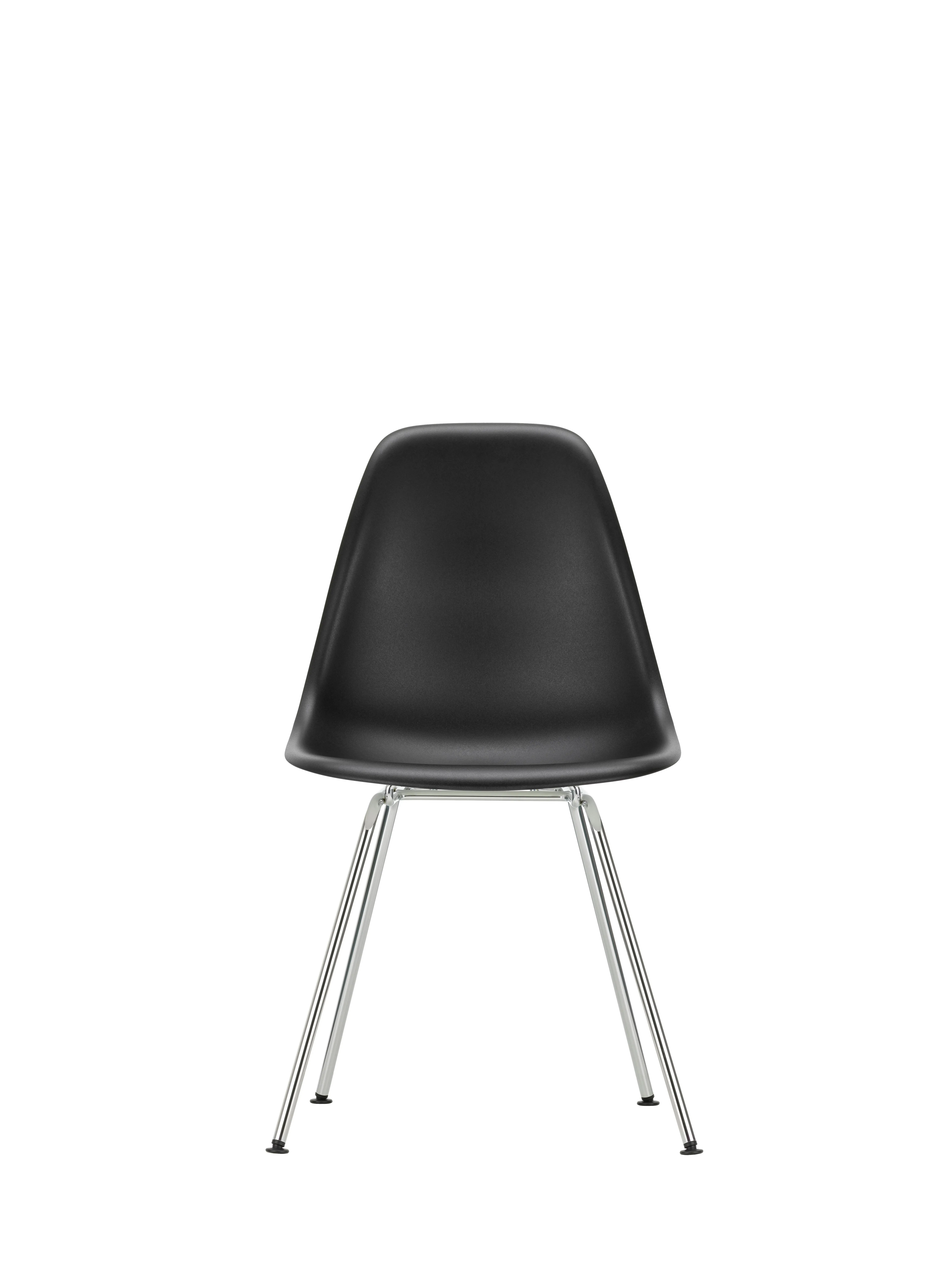 Vitra Chaise DSX - noir foncé RE - chromé