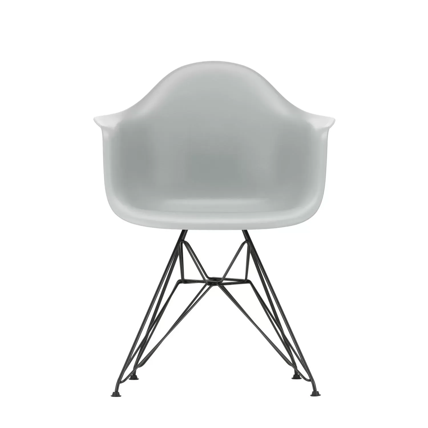 Vitra DAR Eames Plastic Armchair - noir - gris clair RE