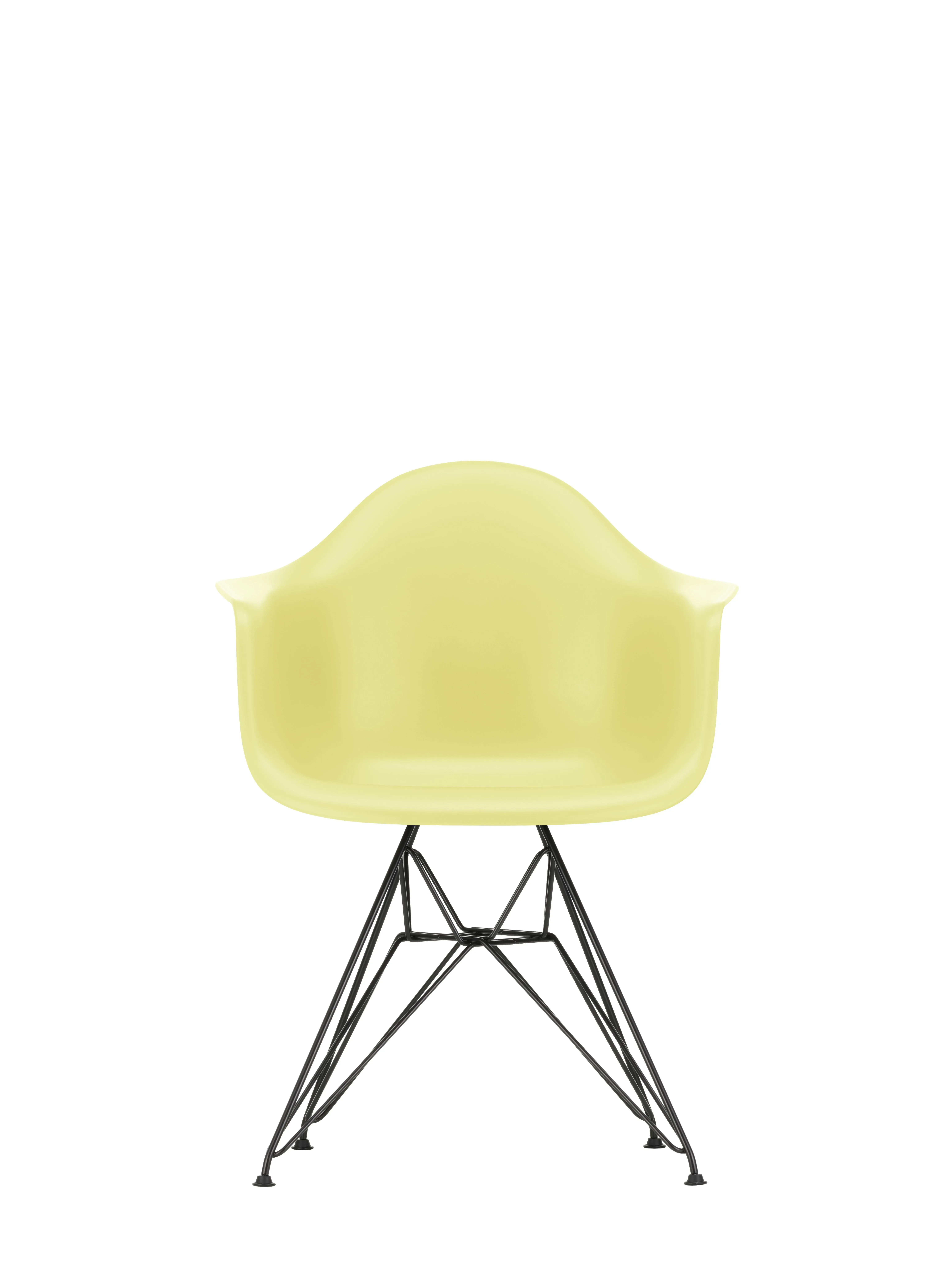 Vitra DAR Eames Plastic Armchair - noir - citron RE