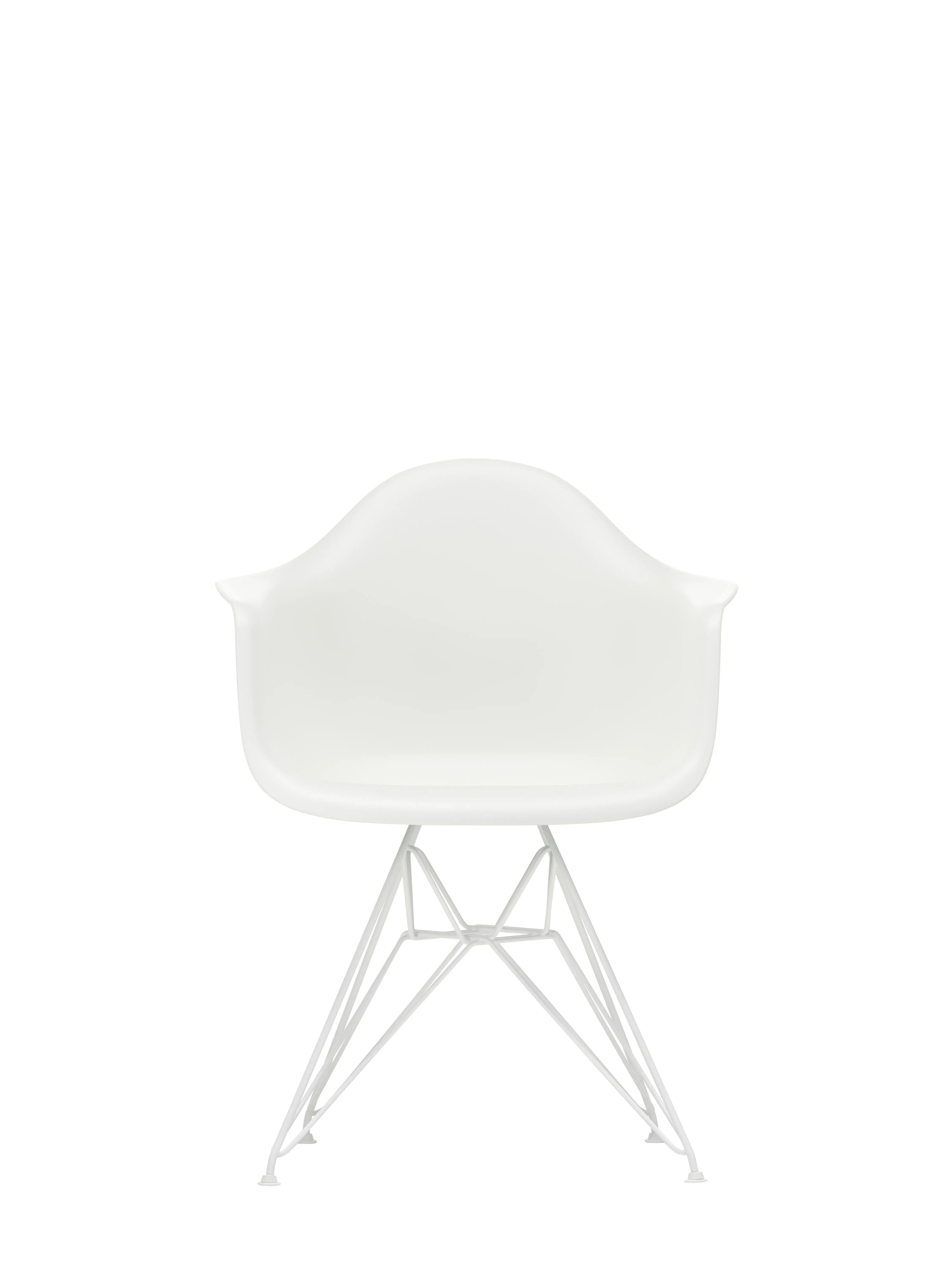 Vitra DAR Eames Plastic Armchair - blanc - blanc
