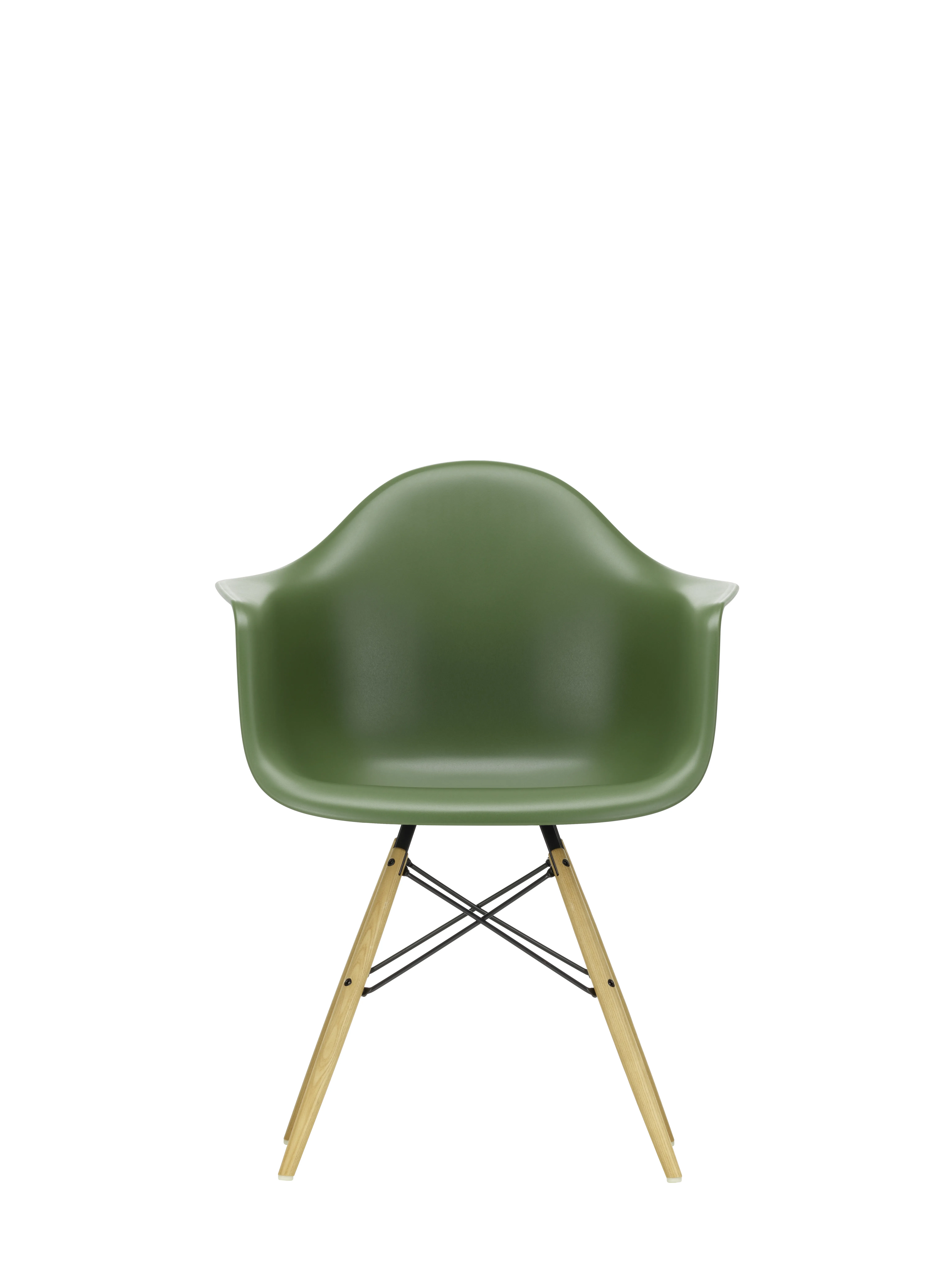Vitra DAW Eames Plastic Armchair - forest RE - Frêne couleur miel
