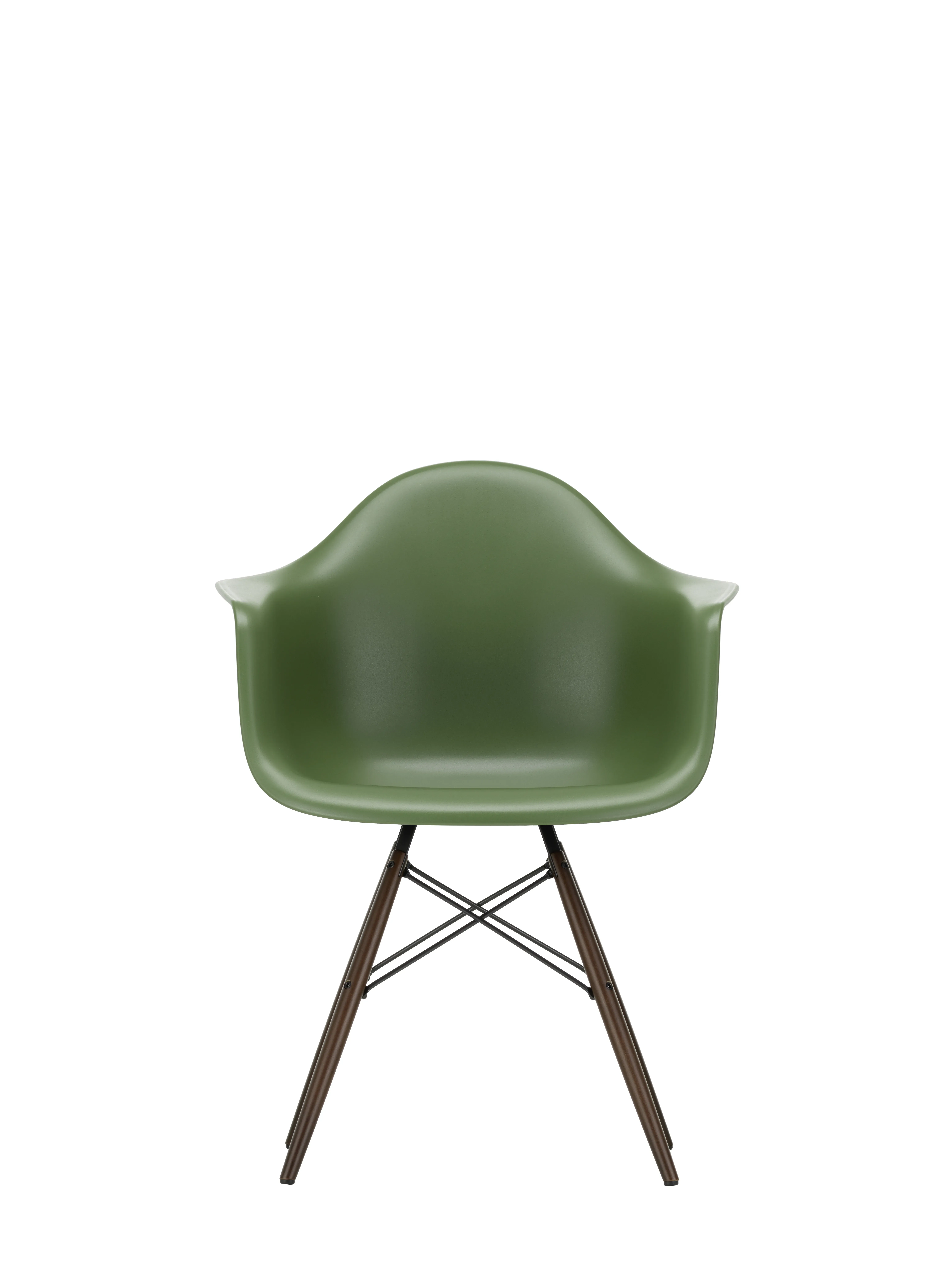 Vitra DAW Eames Plastic Armchair - forest RE - érable foncé