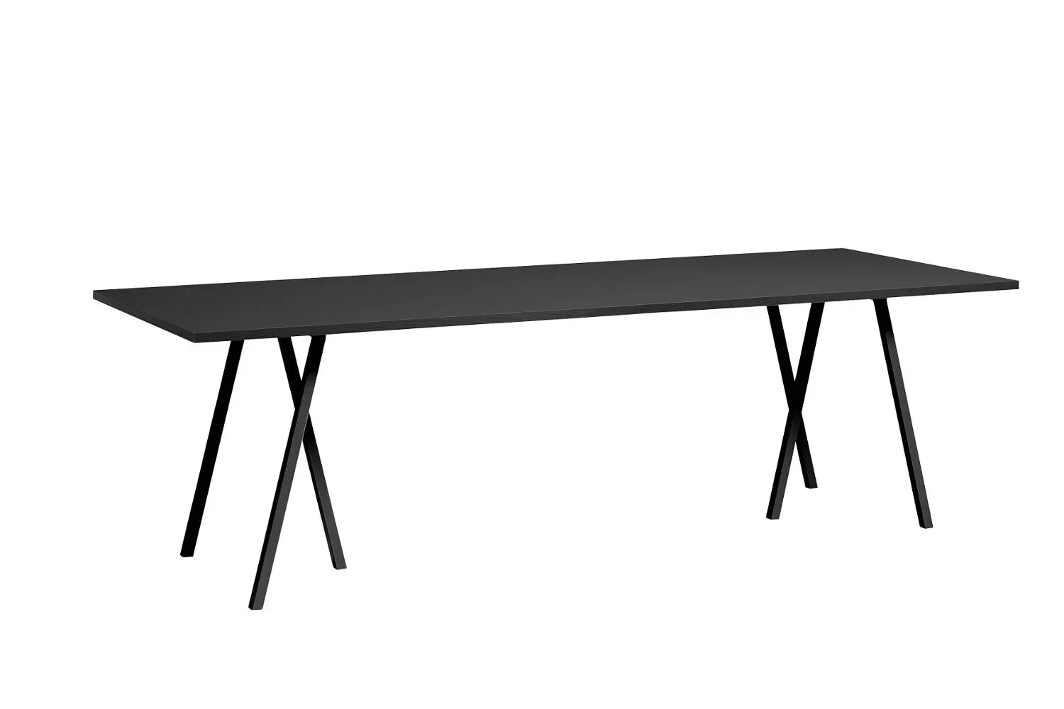 HAY Table Loop Stand - L - noir