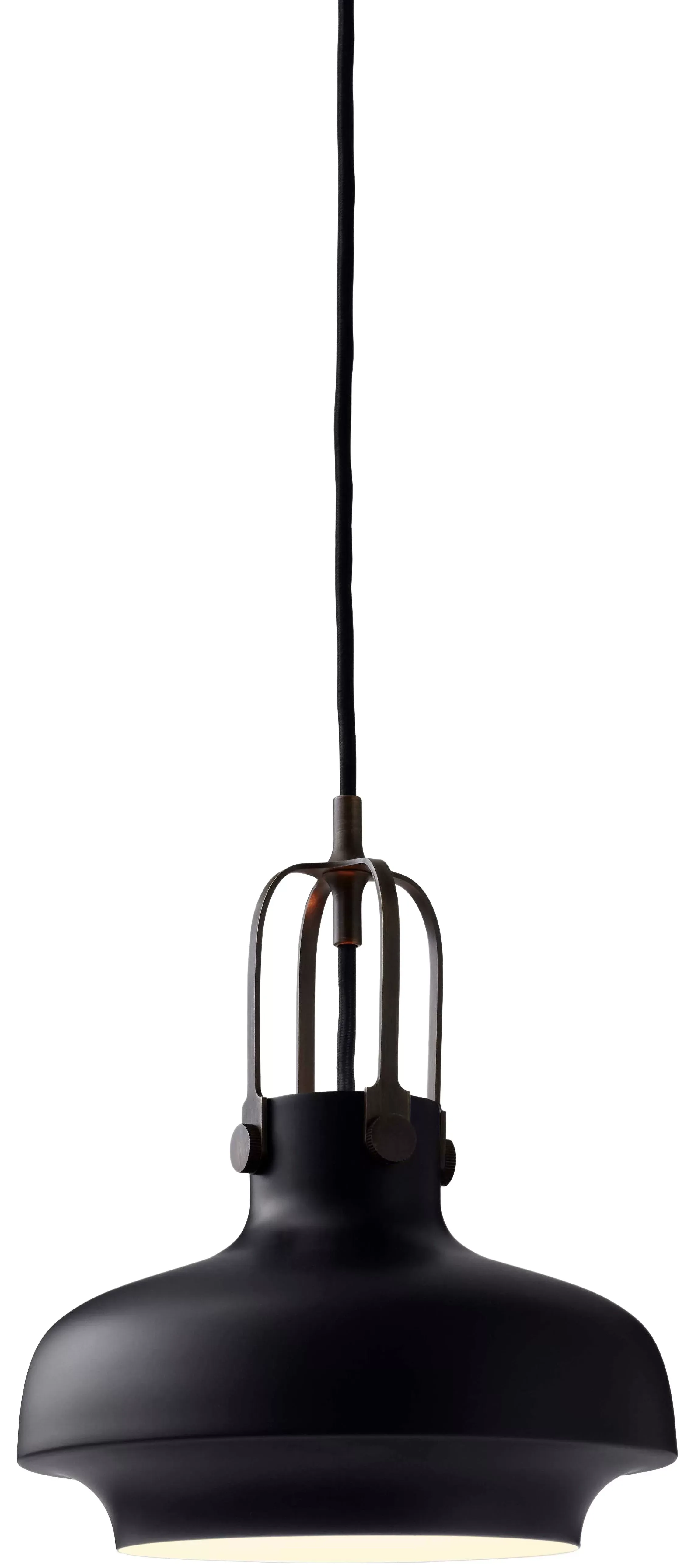 &Tradition Suspension SC6 Copenhagen Pendant -  noir mat / laiton