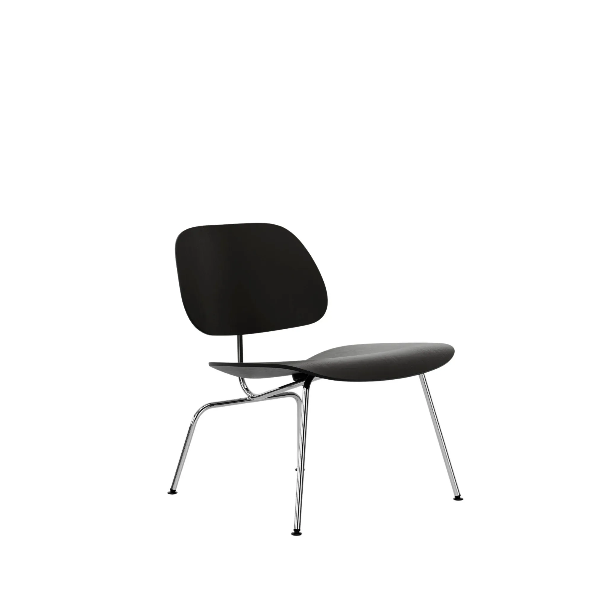 Vitra Chaise Plywood Group LCM - frêne noir - chrome brillant