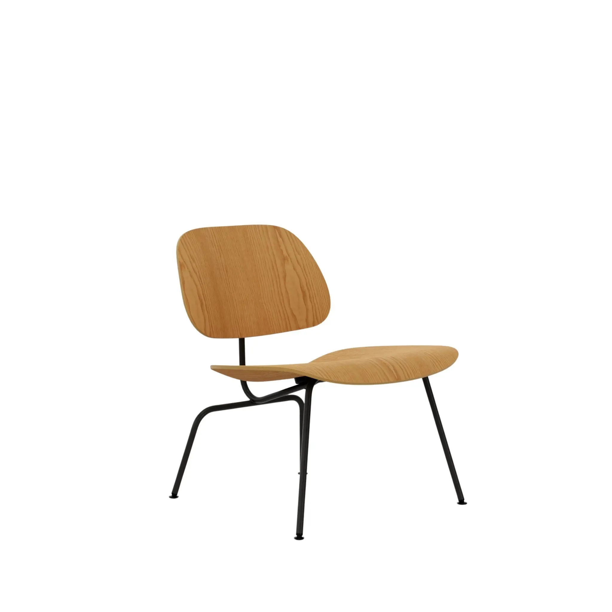 Vitra Chaise Plywood Group LCM - frêne nature - noir