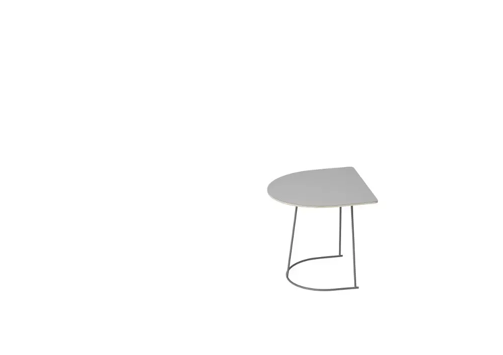 Muuto Table Airy Coffee  - gris clair - demi taille