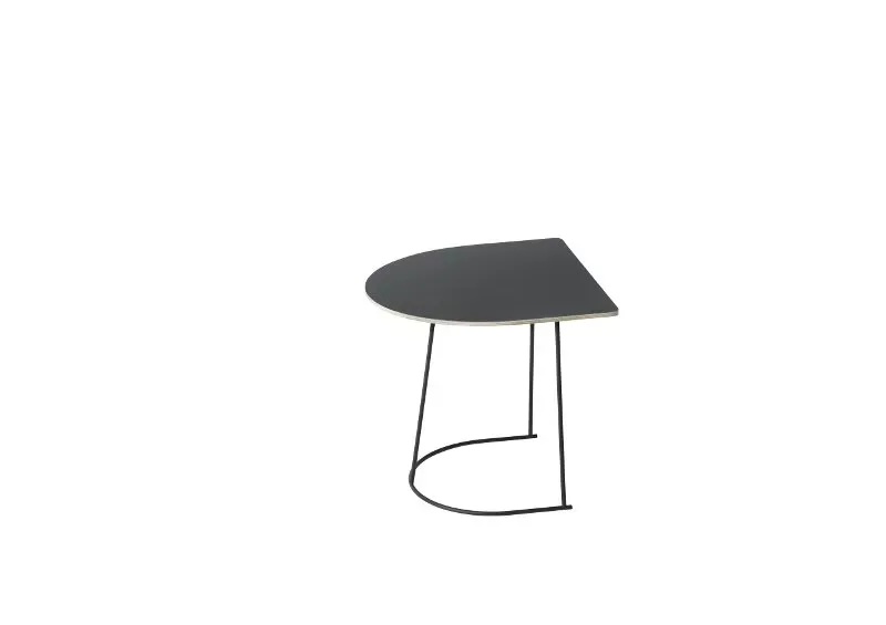 Muuto Table Airy Coffee  - noir - demi taille