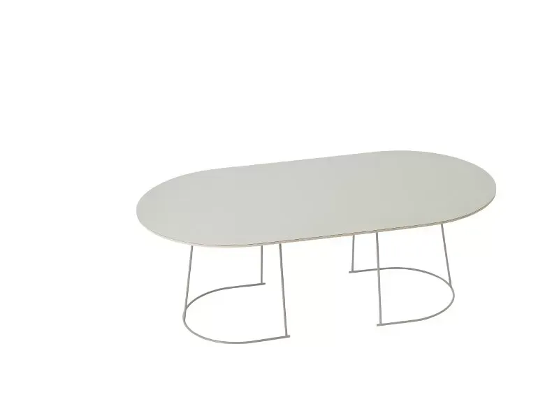 Muuto Table Airy Coffee  - gris clair - L