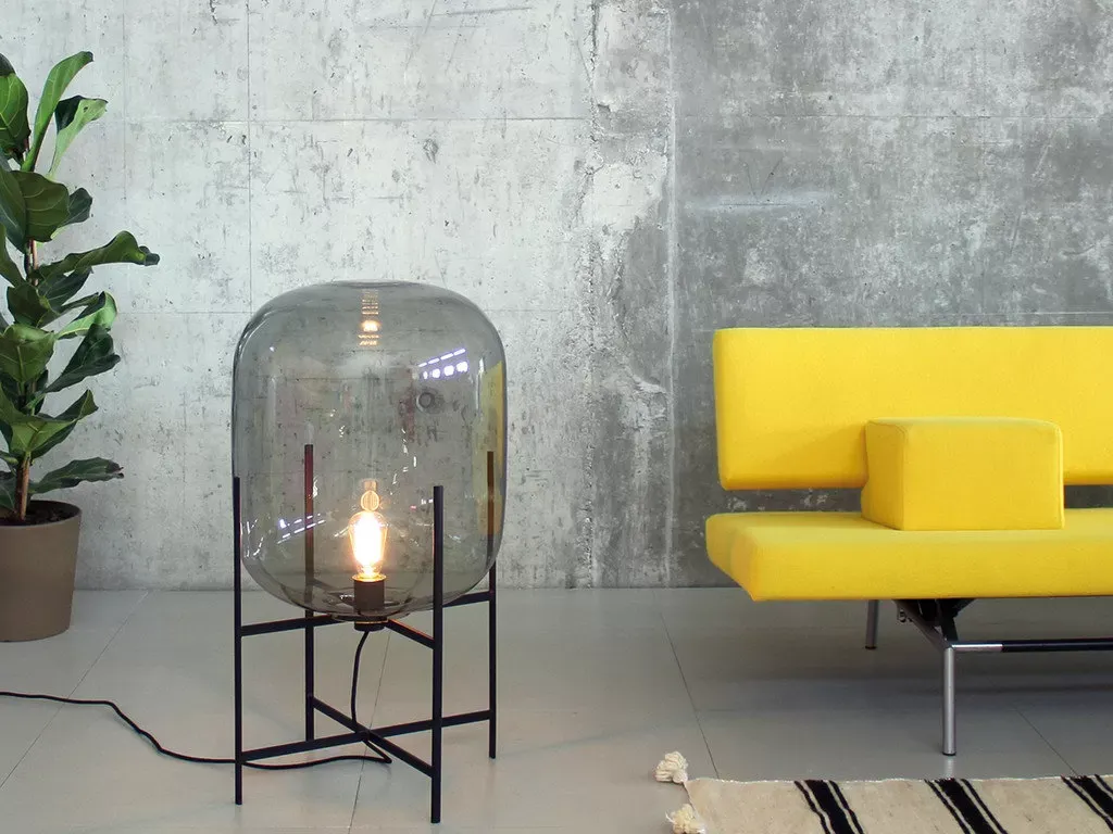 Pulpo Lampadaire Oda Medium - gris-noir