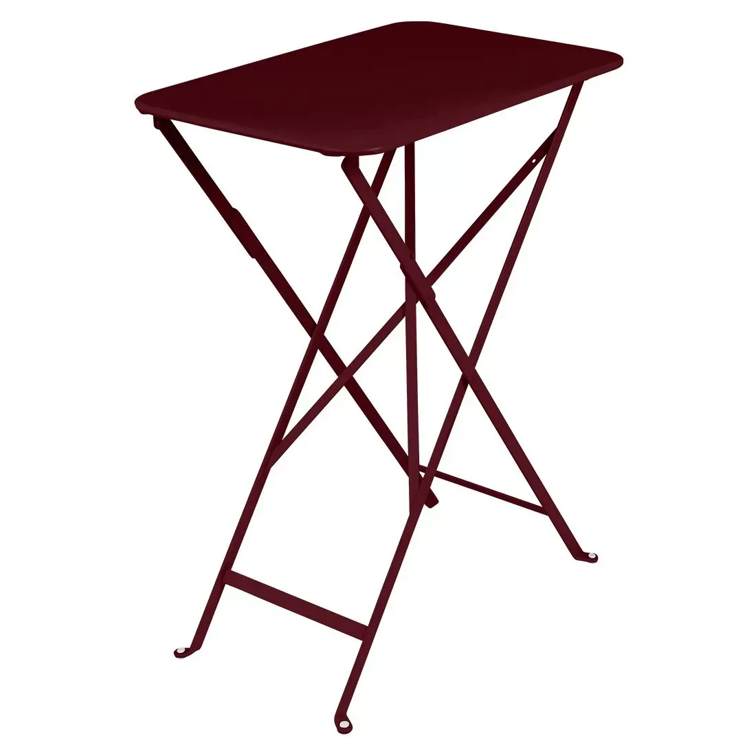 Fermob Table BISTRO rectangulaire - B9 cerise noire - 37 x 57 cm